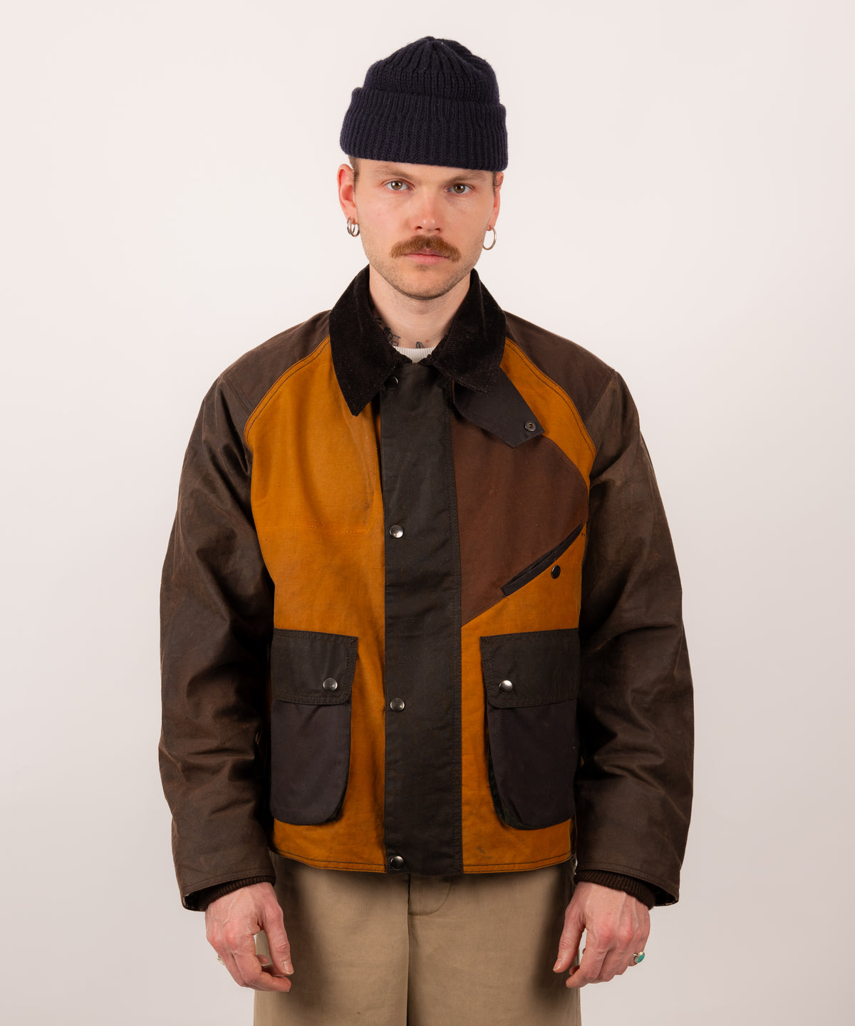 REWORK® KEEPER WAX JACKET - N° 015 Coats & Jackets MEDIUM / BROWN - BRUT Clothing