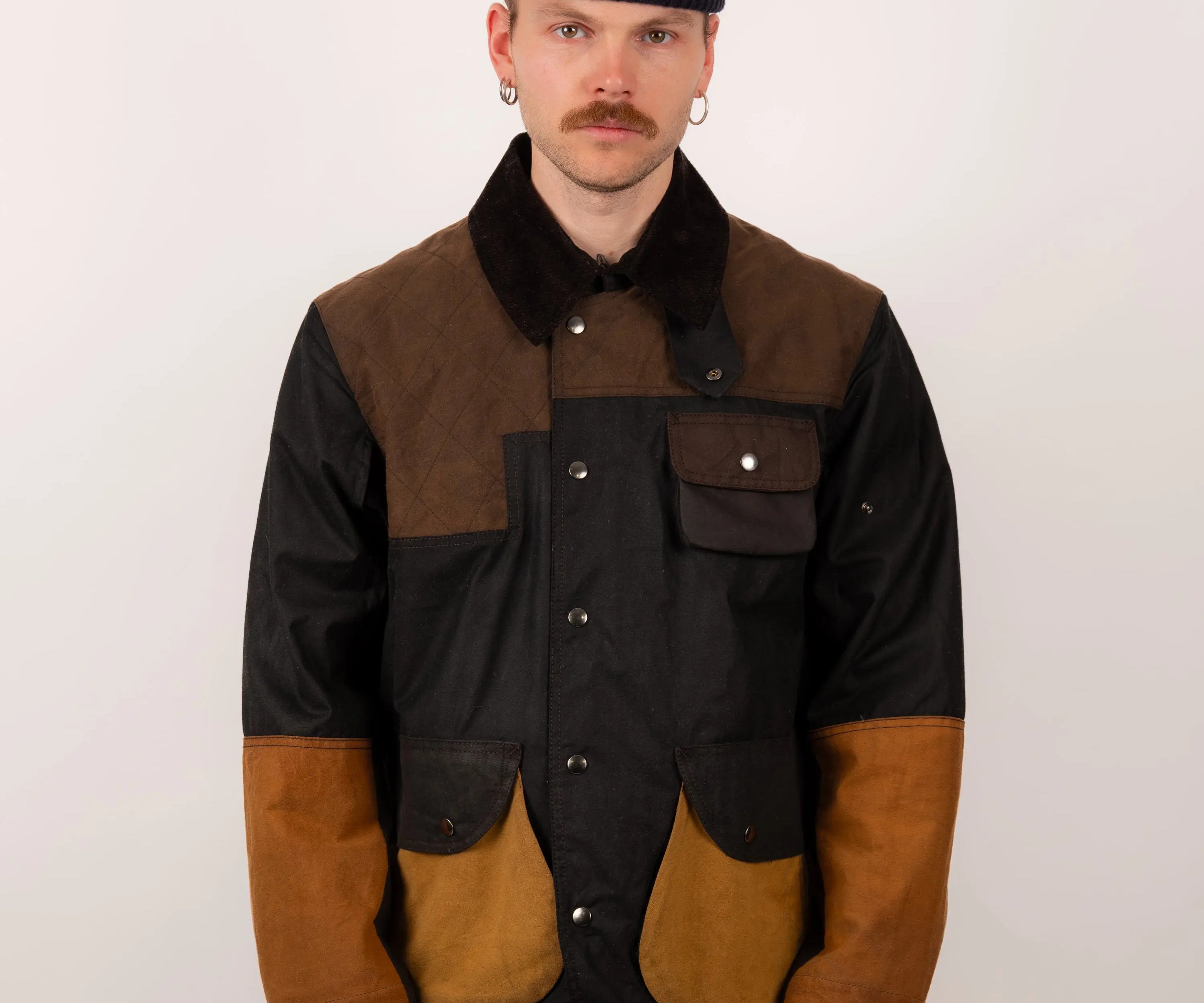 REWORK® STORMFISHER WAX JACKET - N° 010 Coats & Jackets MEDIUM / BROWN - BRUT Clothing