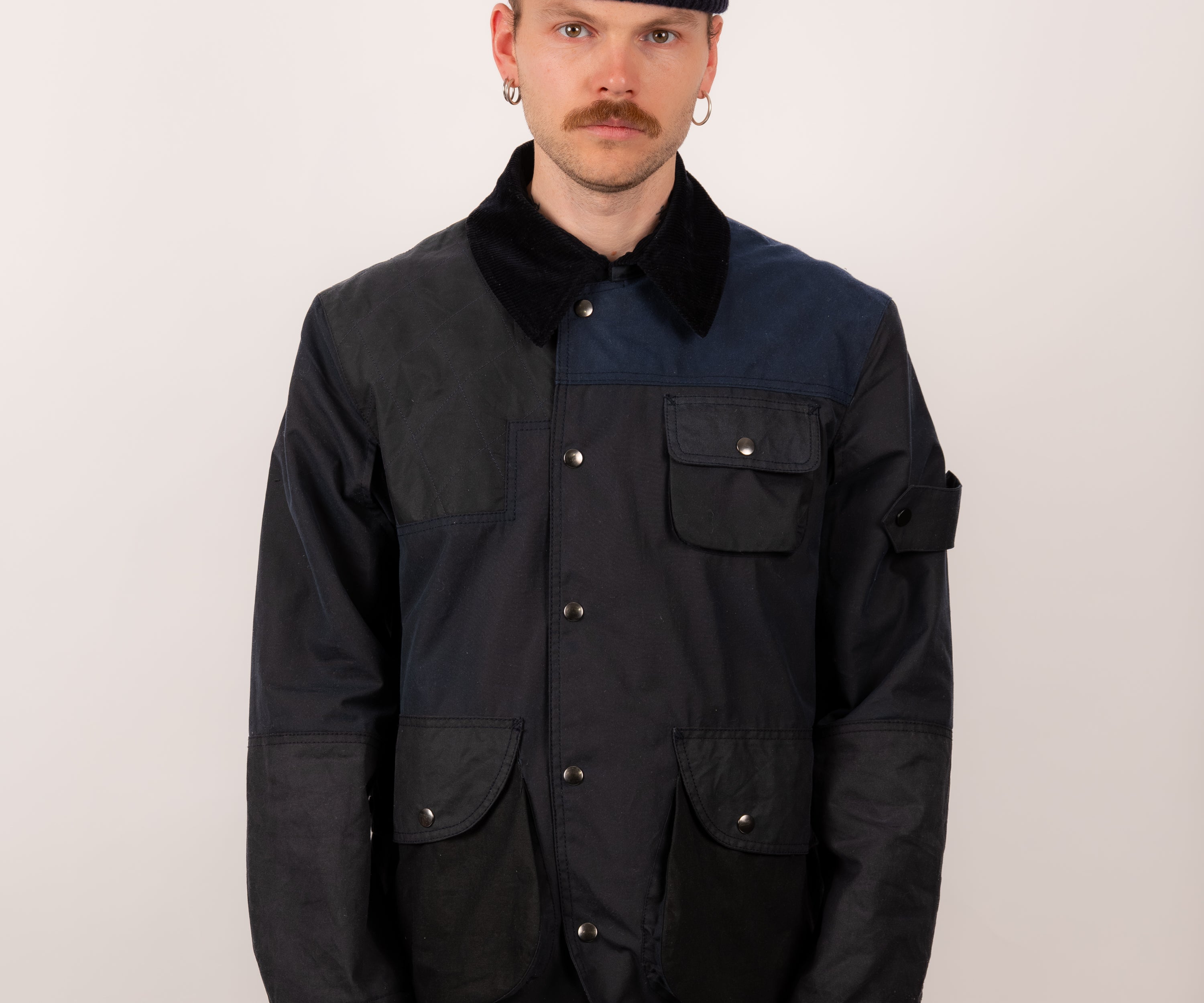 REWORK® STORMFISHER WAX JACKET - N° 001 Coats & Jackets SMALL / BROWN - BRUT Clothing