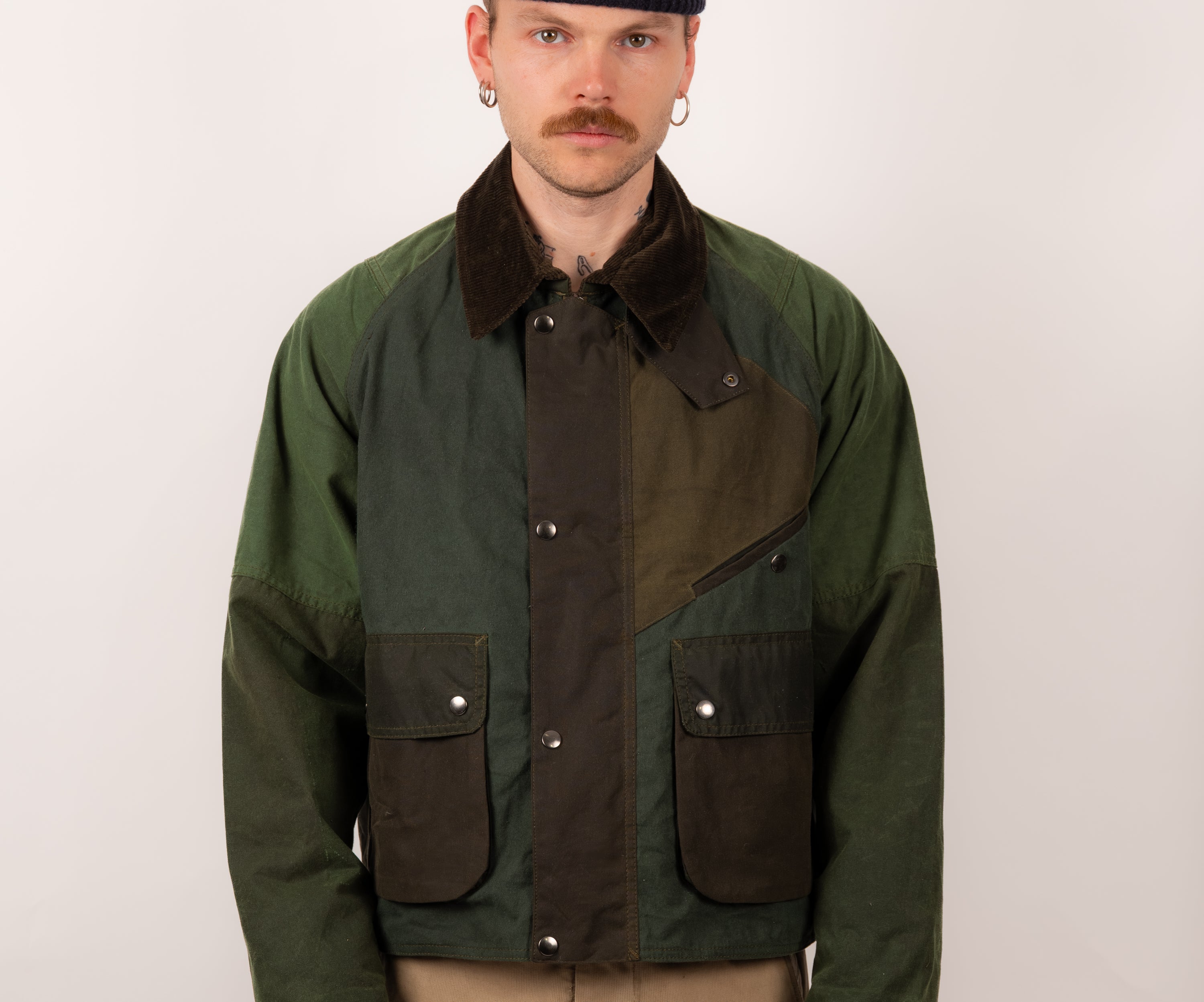 REWORK® KEEPER WAX JACKET - N° 044 Coats & Jackets LARGE / GREEN - BRUT Clothing