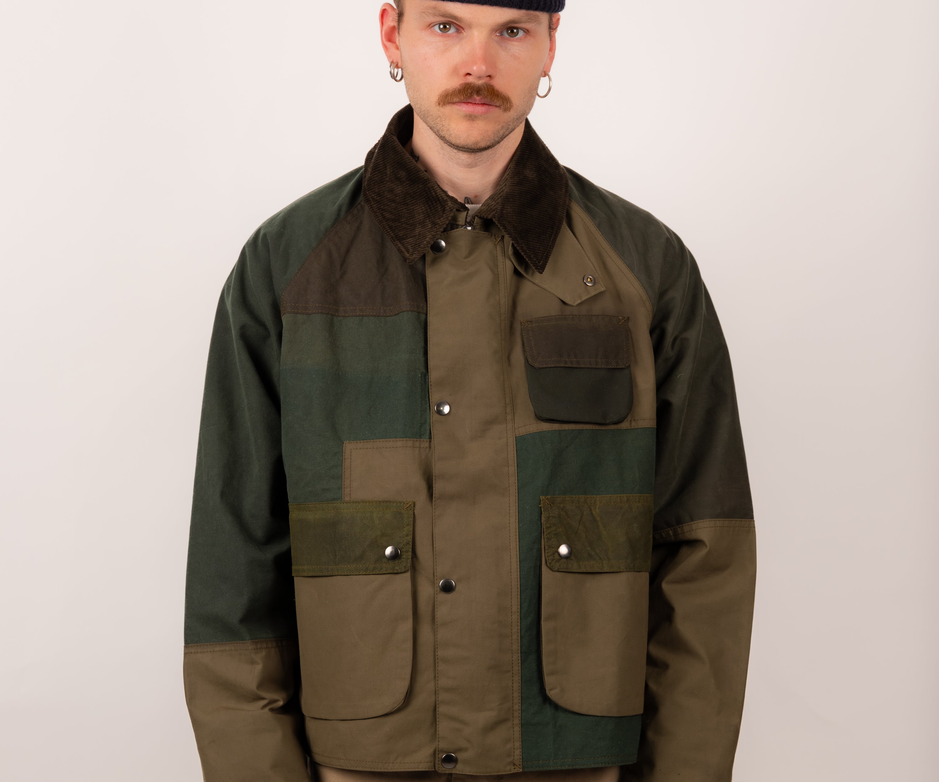 REWORK® FLY WAX JACKET - N° 018 Manteaux et vestes MEDIUM / VERT - BRUT Clothing