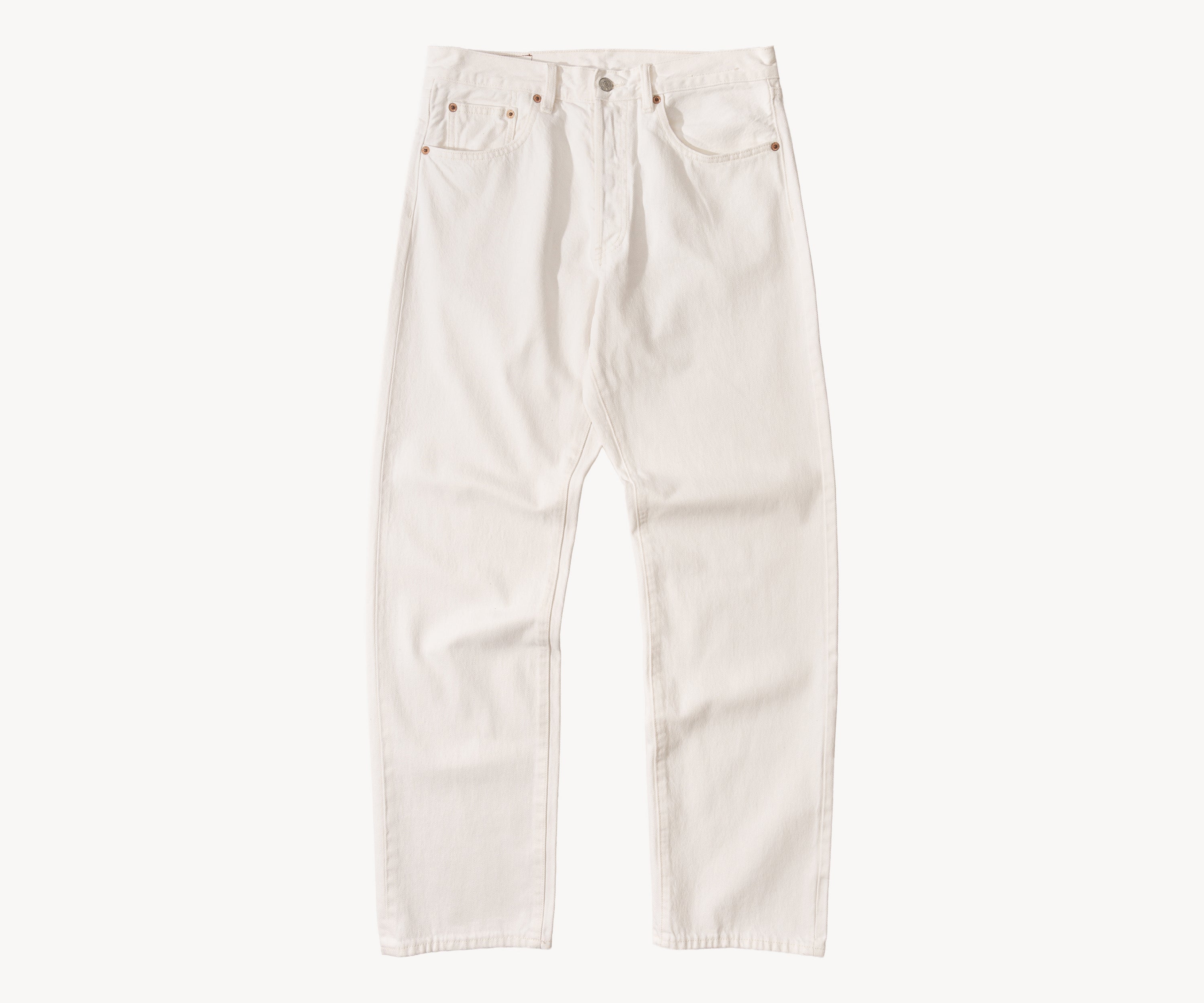THE NATURAL DENIM Pants US26 / FR36 / WHITE - BRUT Clothing