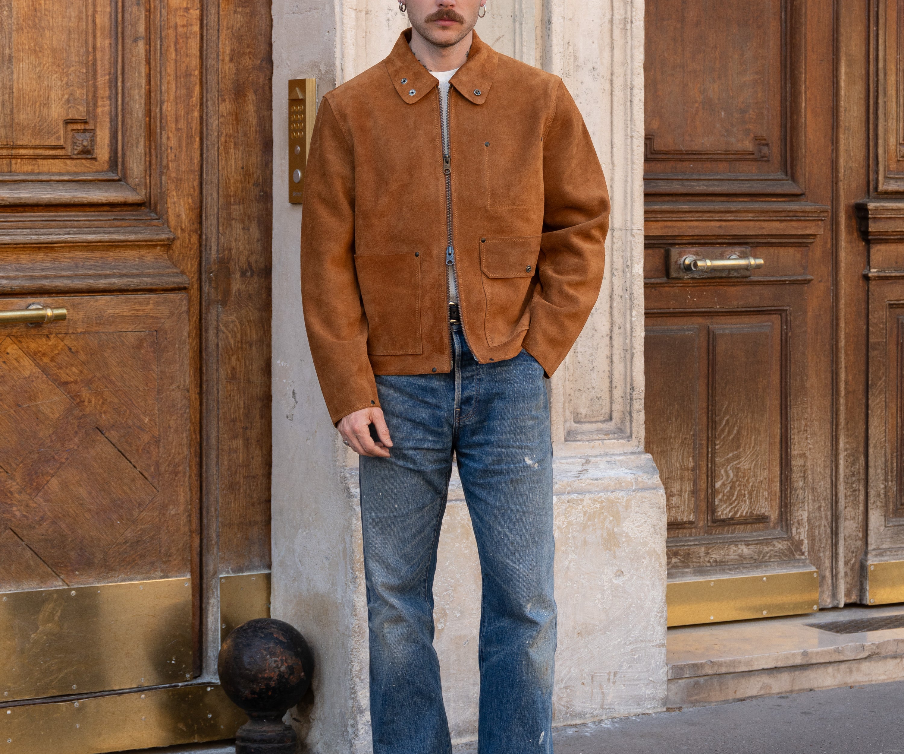 THE WELDER JACKET Coats & Jackets SMALL / COGNAC - BRUT Clothing