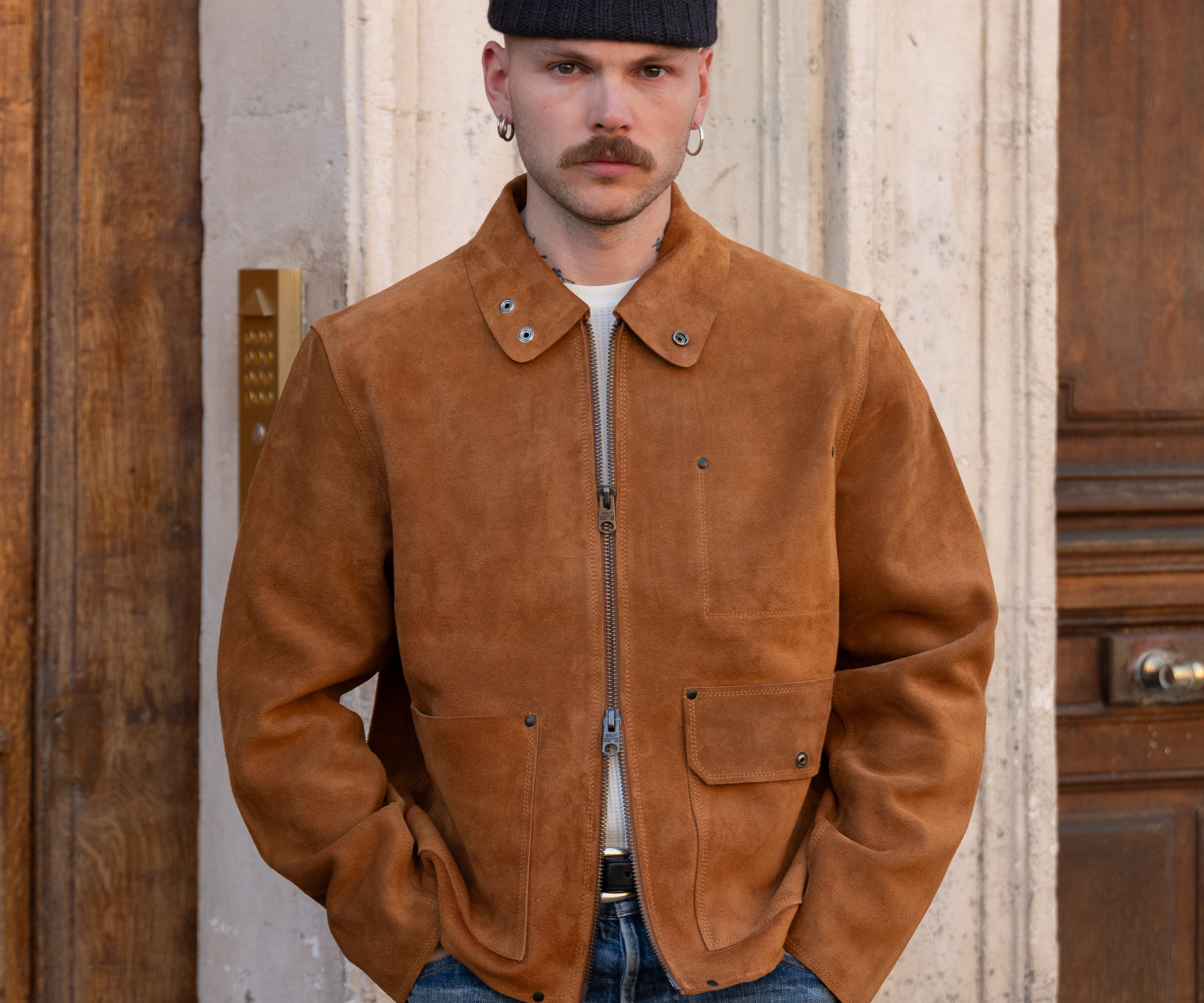 THE WELDER JACKET Coats & Jackets SMALL / COGNAC - BRUT Clothing