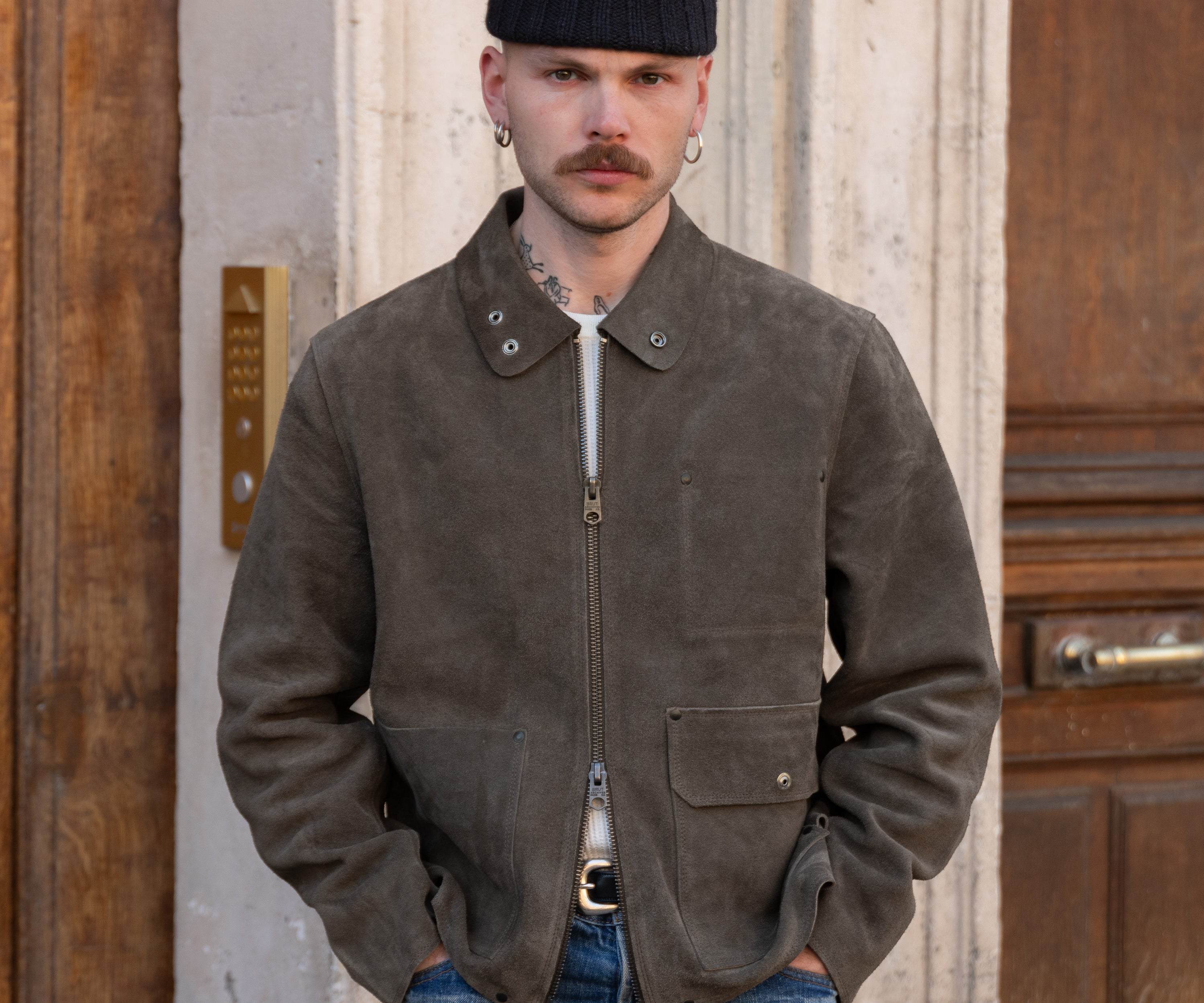 THE WELDER JACKET Coats & Jackets SMALL / DARK CLAY - BRUT Clothing