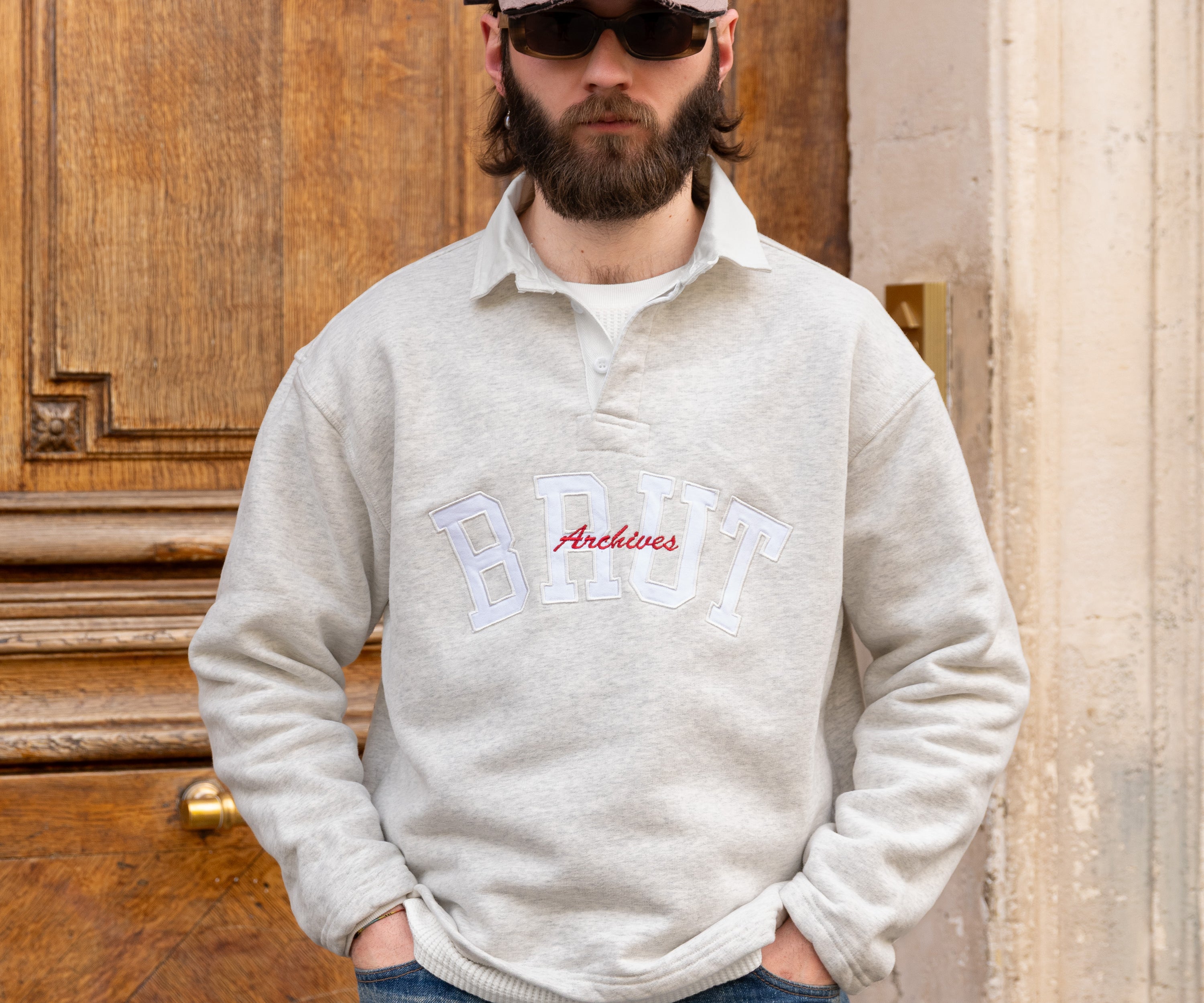 THE RUGBY POLO X-SMALL / GRIS MÉLANGÉ - BRUT Clothing