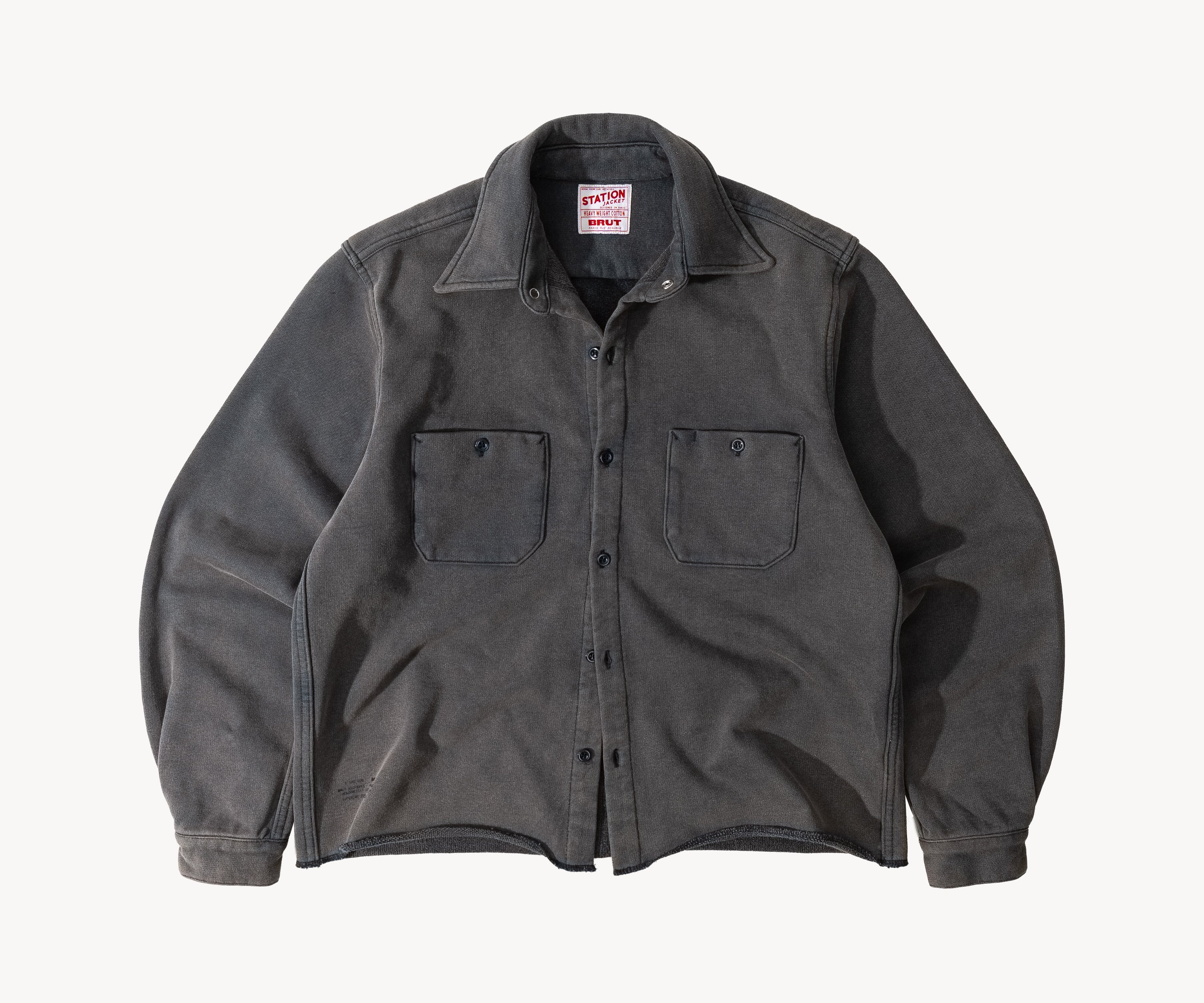 THE STATION SHIRT Shirts X-SMALL / NAVY - BRUT Clothing