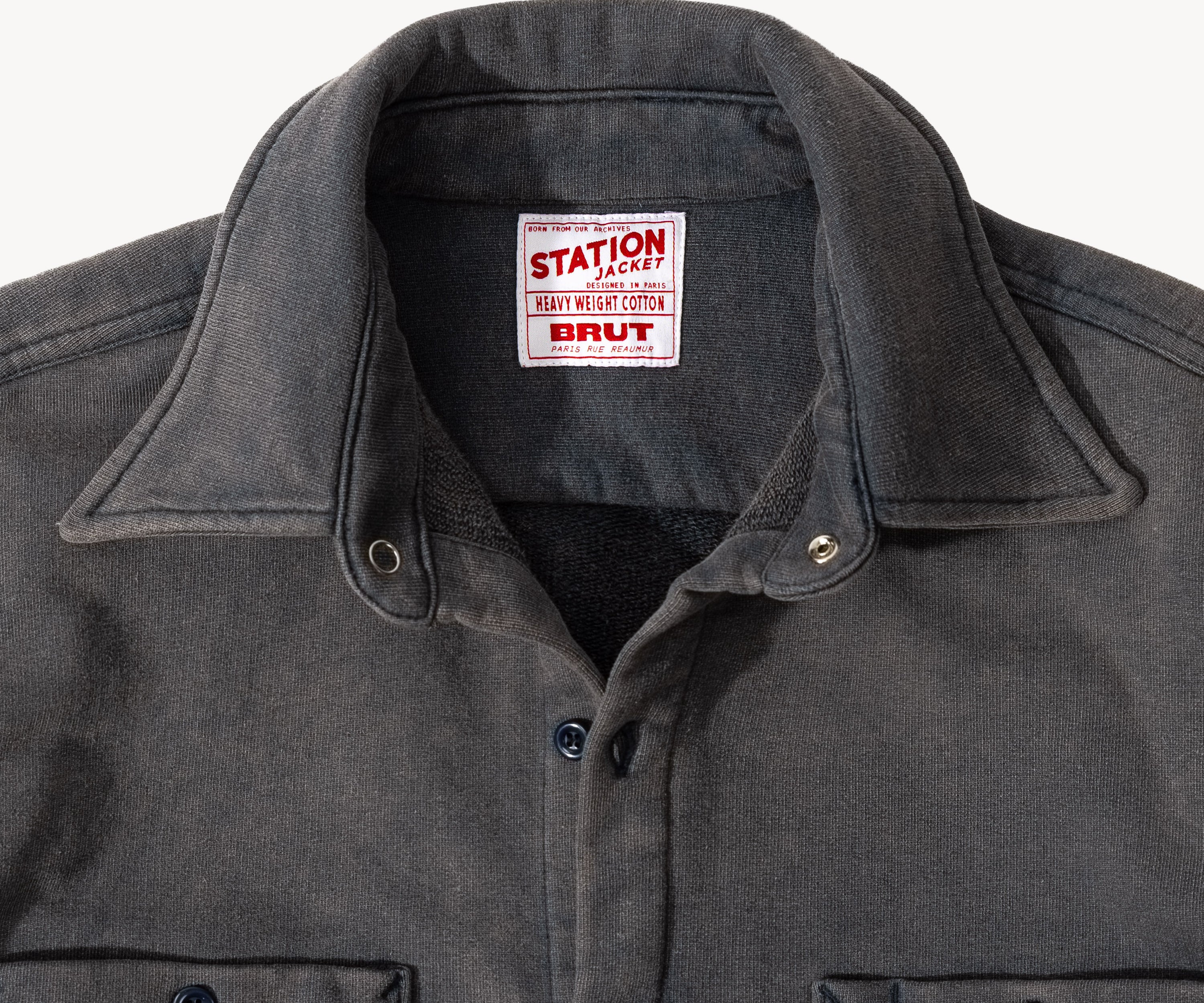 THE STATION SHIRT Shirts X-SMALL / NAVY - BRUT Clothing