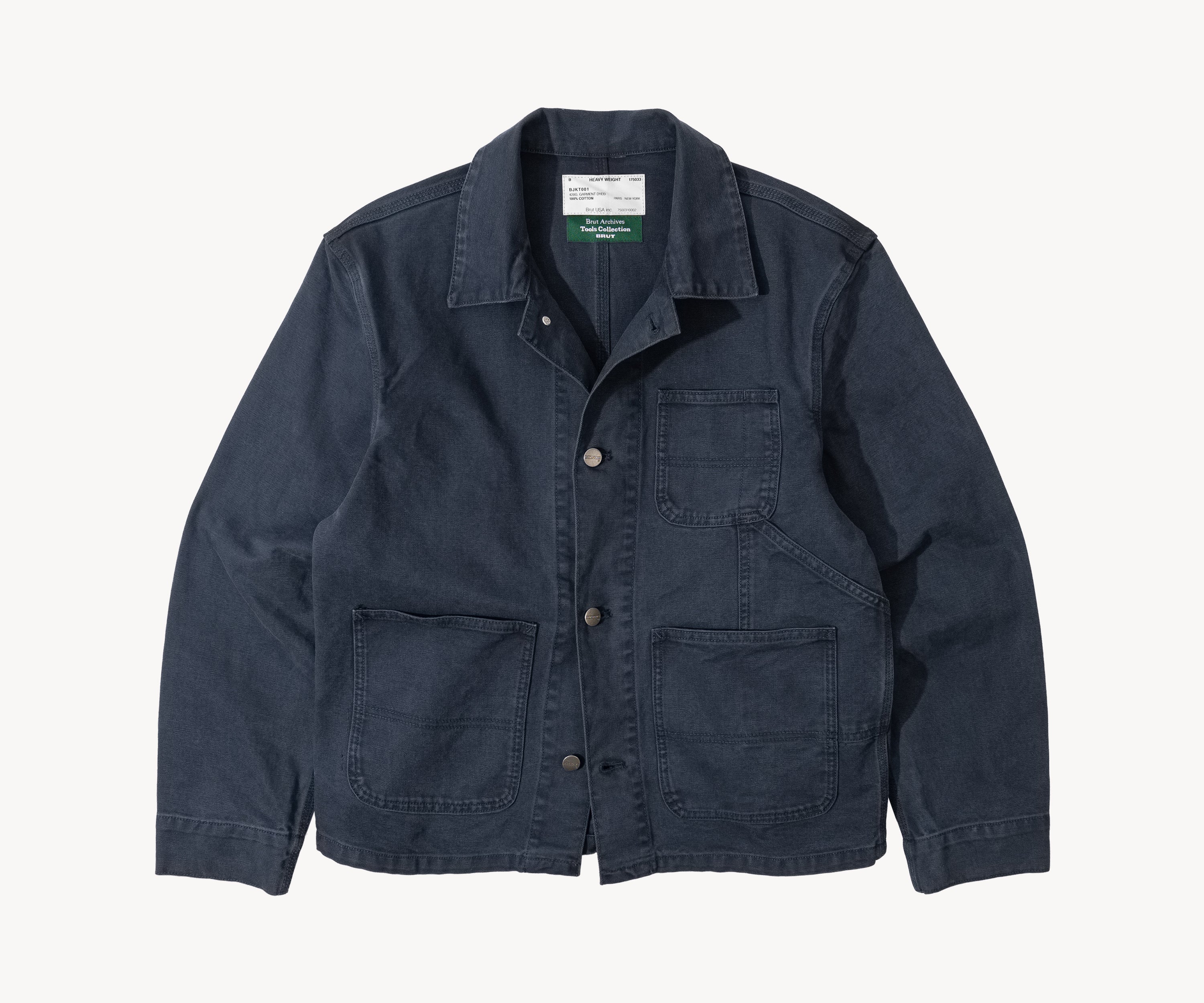 THE TOOLS JACKET Coats & Jackets X-SMALL / NAVY CANVAS - BRUT Clothing
