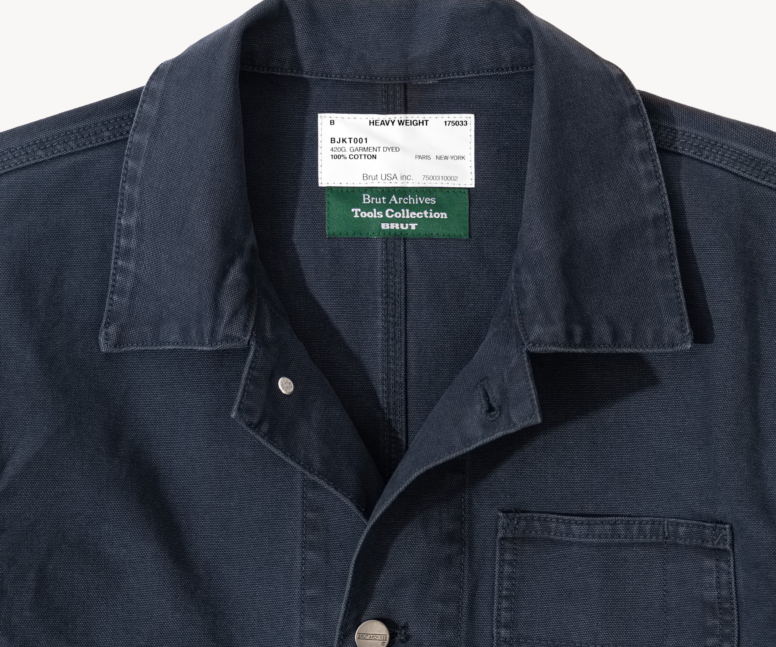 THE TOOLS JACKET Coats & Jackets X-SMALL / NAVY CANVAS - BRUT Clothing
