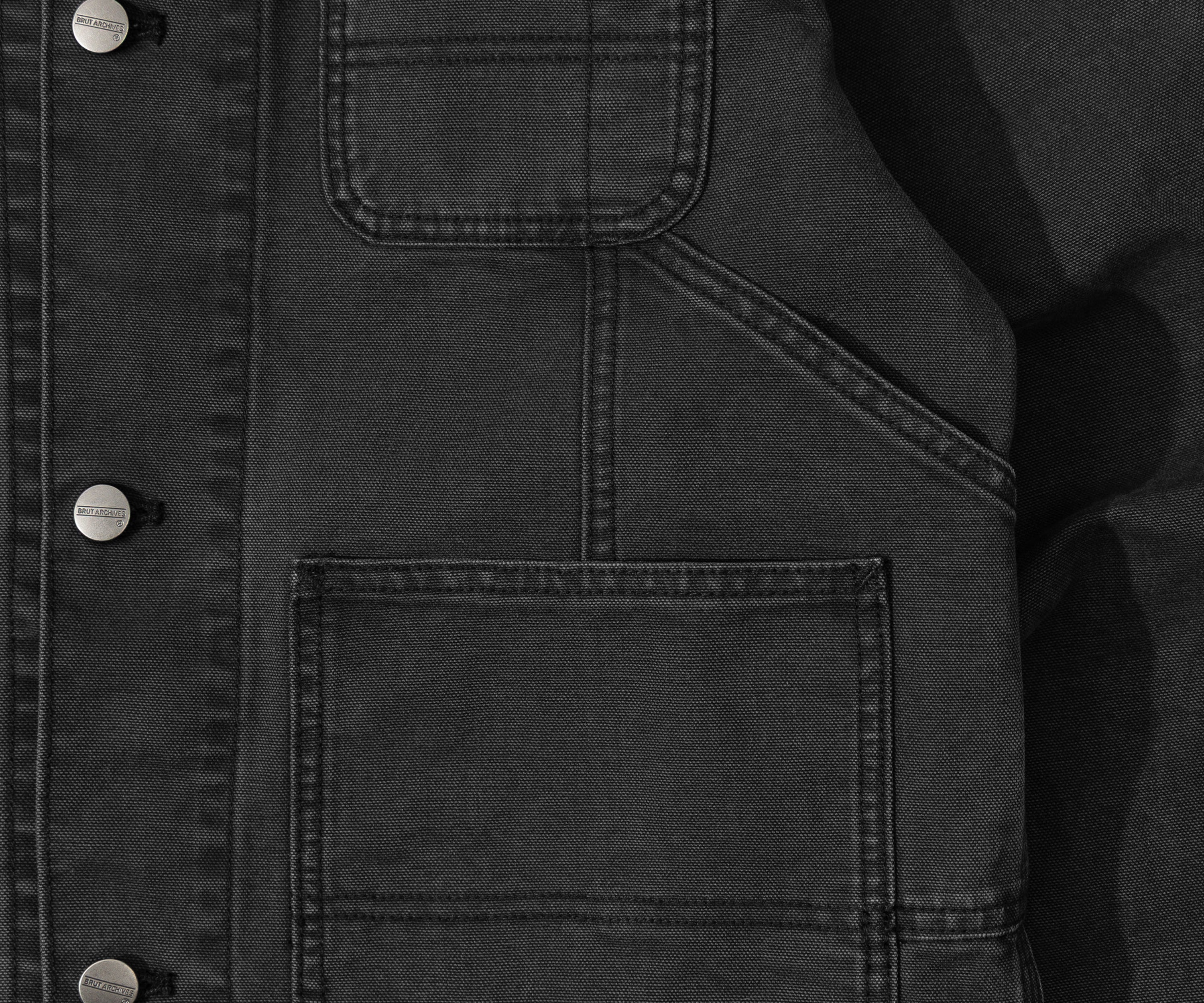 THE TOOLS JACKET Coats & Jackets X-SMALL / BLACK CANVAS - BRUT Clothing