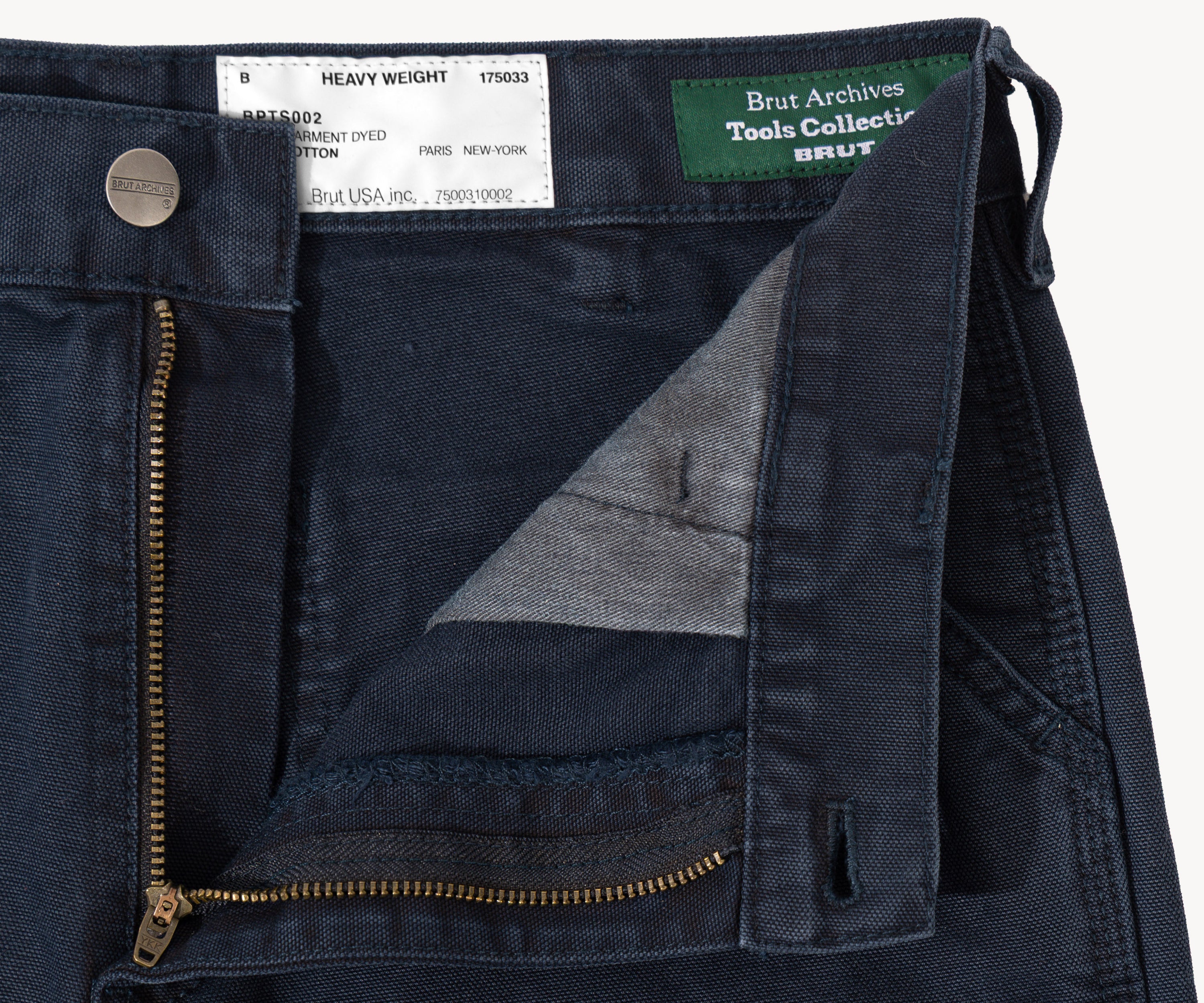 THE TOOLS PANTS Taille US 26 / FR 36 / TOILE BLEU MARINE - BRUT Clothing