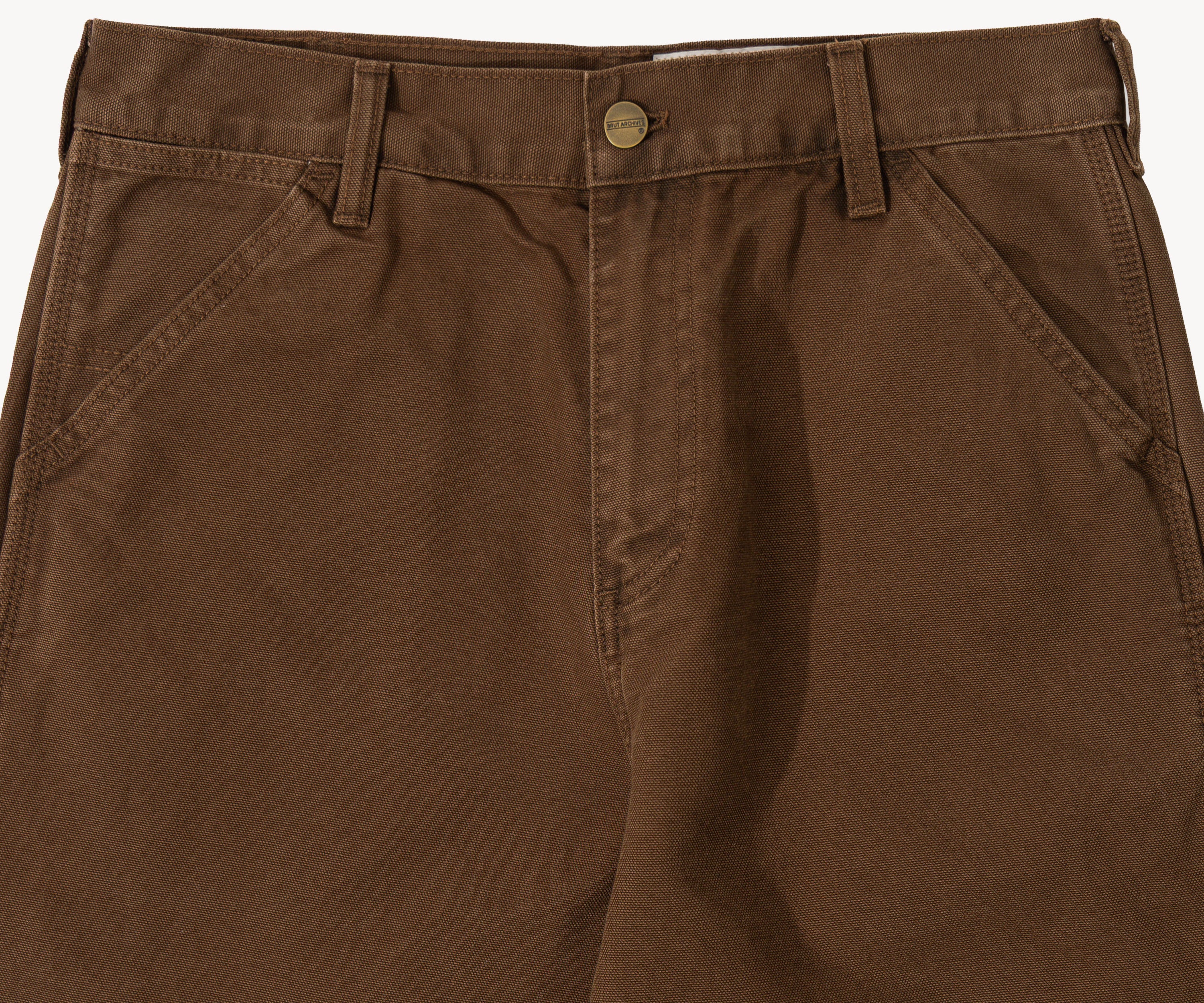 THE TOOLS PANTS Pants US26 / FR36 / BROWN CANVAS - BRUT Clothing