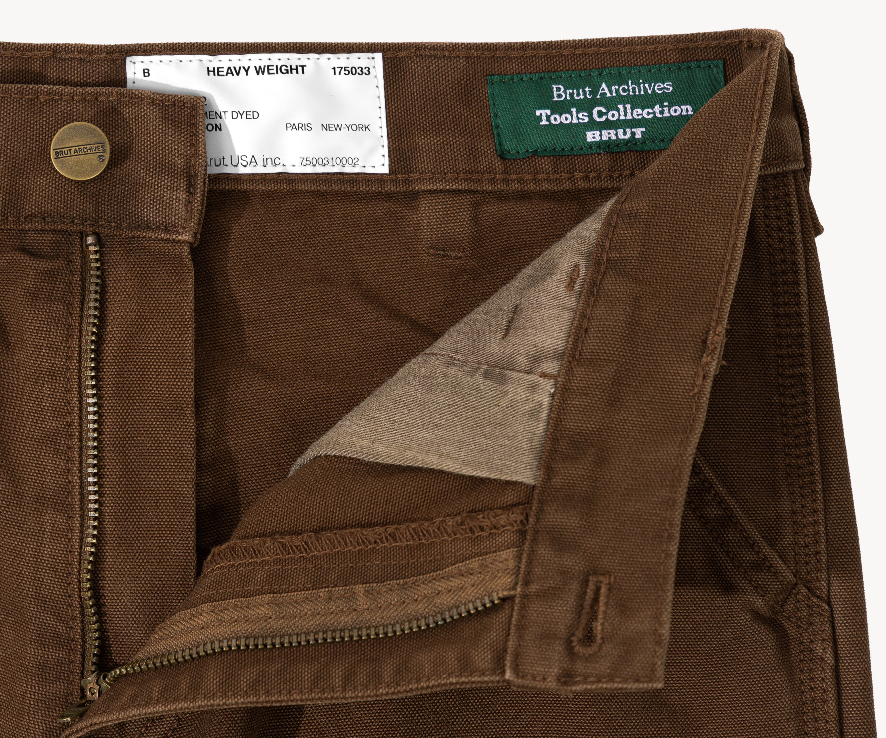 THE TOOLS PANTS Pants US26 / FR36 / BROWN CANVAS - BRUT Clothing