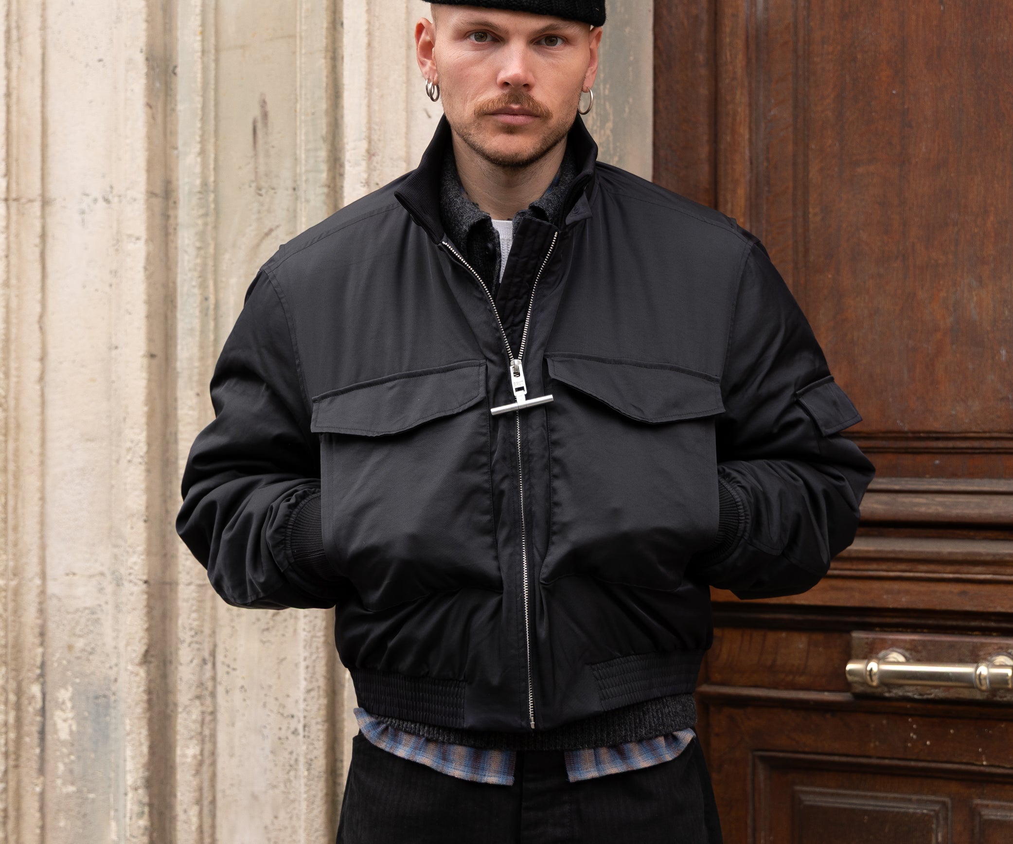 THE LUNAR JACKET Coats & Jackets X-SMALL / BLACK - BRUT Clothing