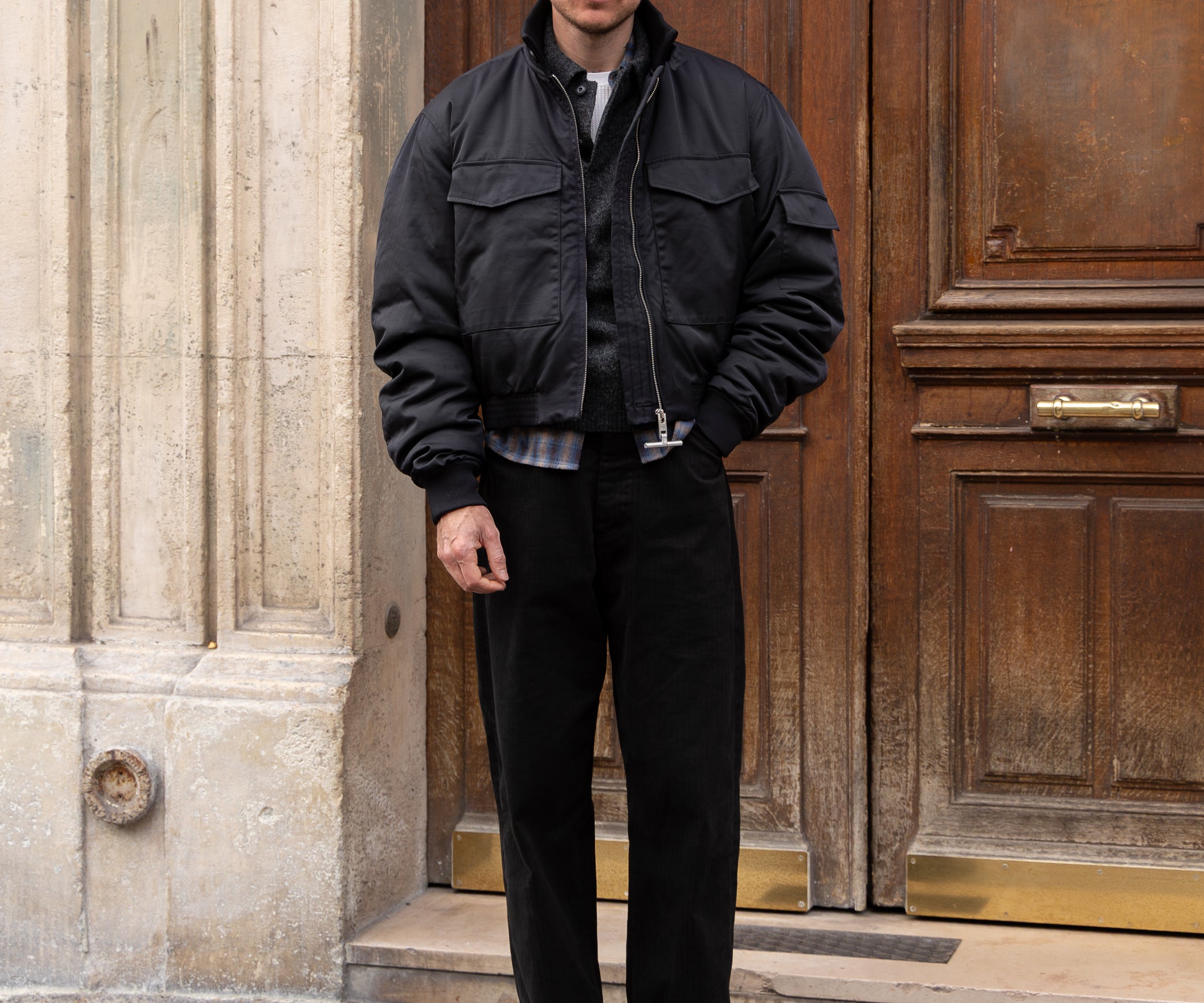 THE LUNAR JACKET Coats & Jackets X-SMALL / BLACK - BRUT Clothing