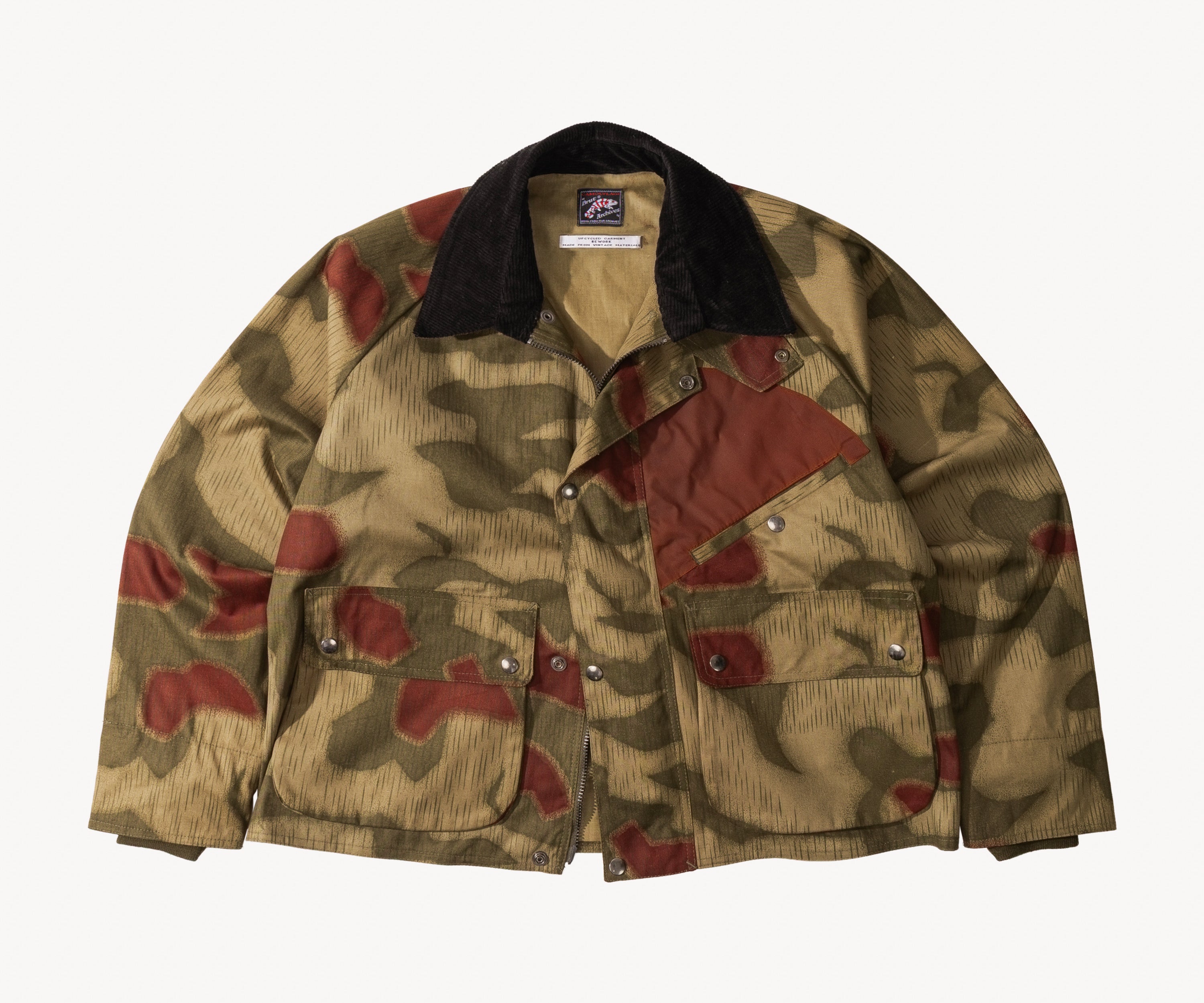 REWORK® KEEPER WAX CAMO JACKET SMALL / CAMOUFLAGE - BRUT Clothing