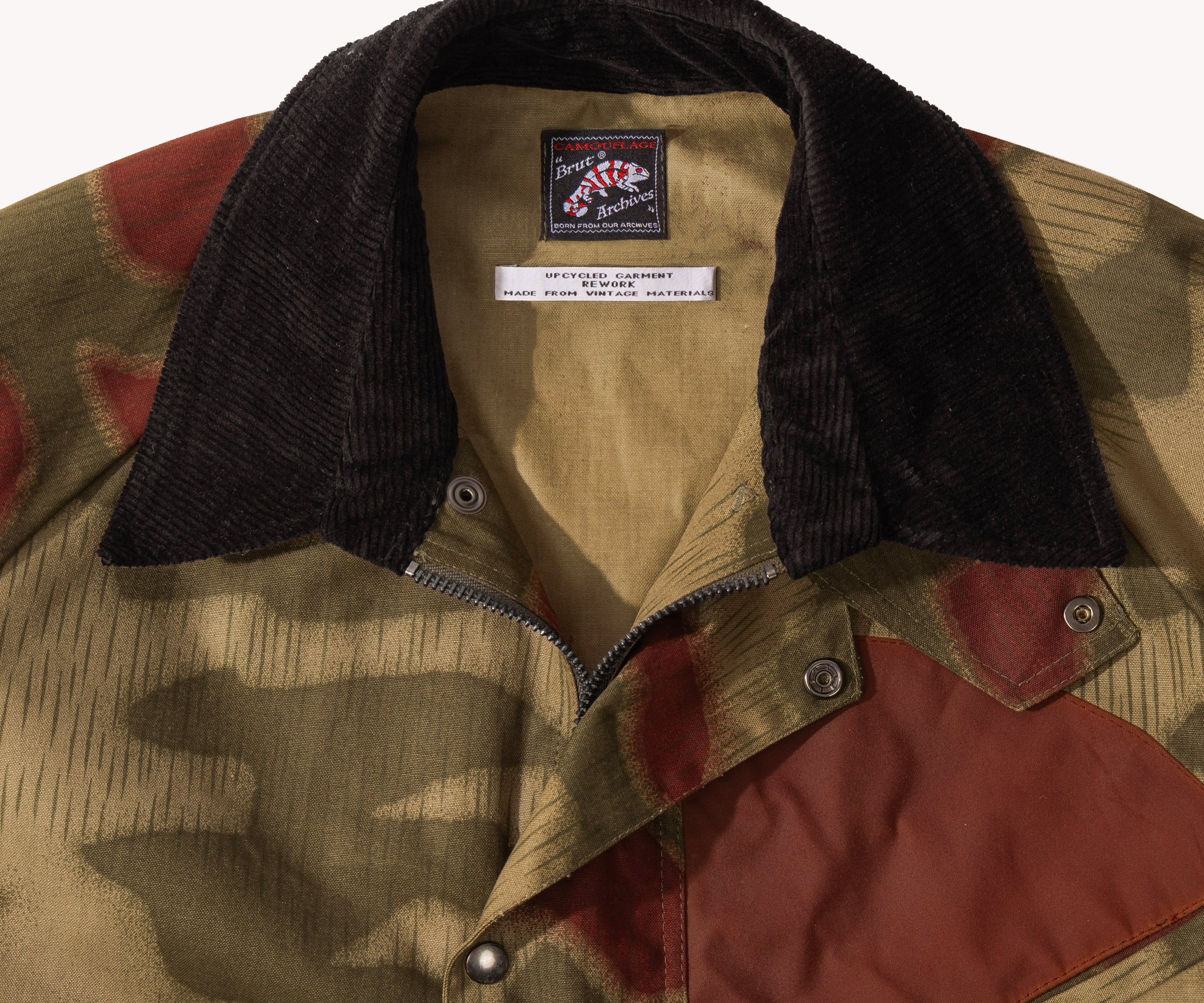 REWORK® KEEPER WAX CAMO JACKET SMALL / CAMOUFLAGE - BRUT Clothing