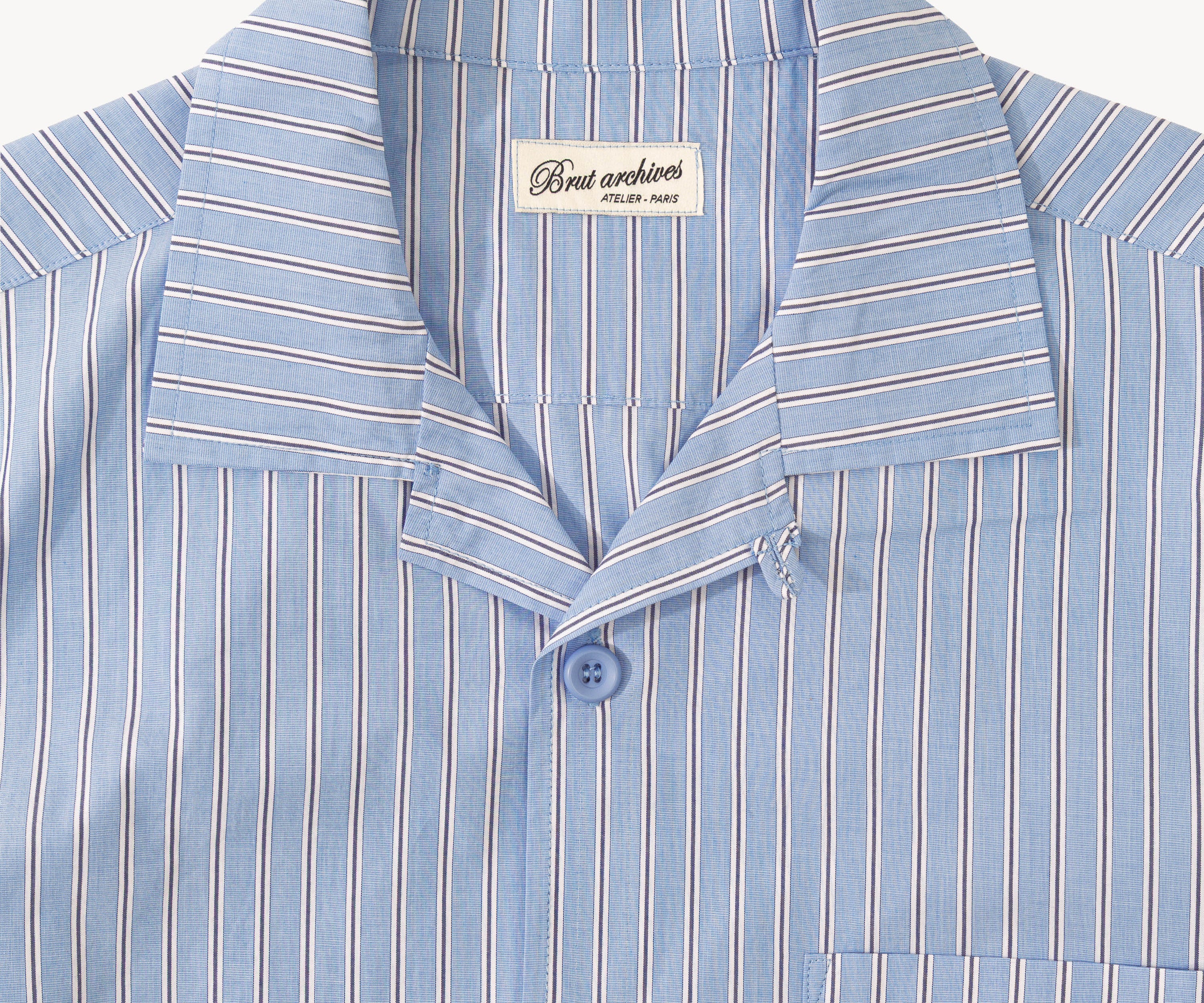 THE RETIREE SHIRT Chemises XS / BLEU OXFORD - BRUT Clothing