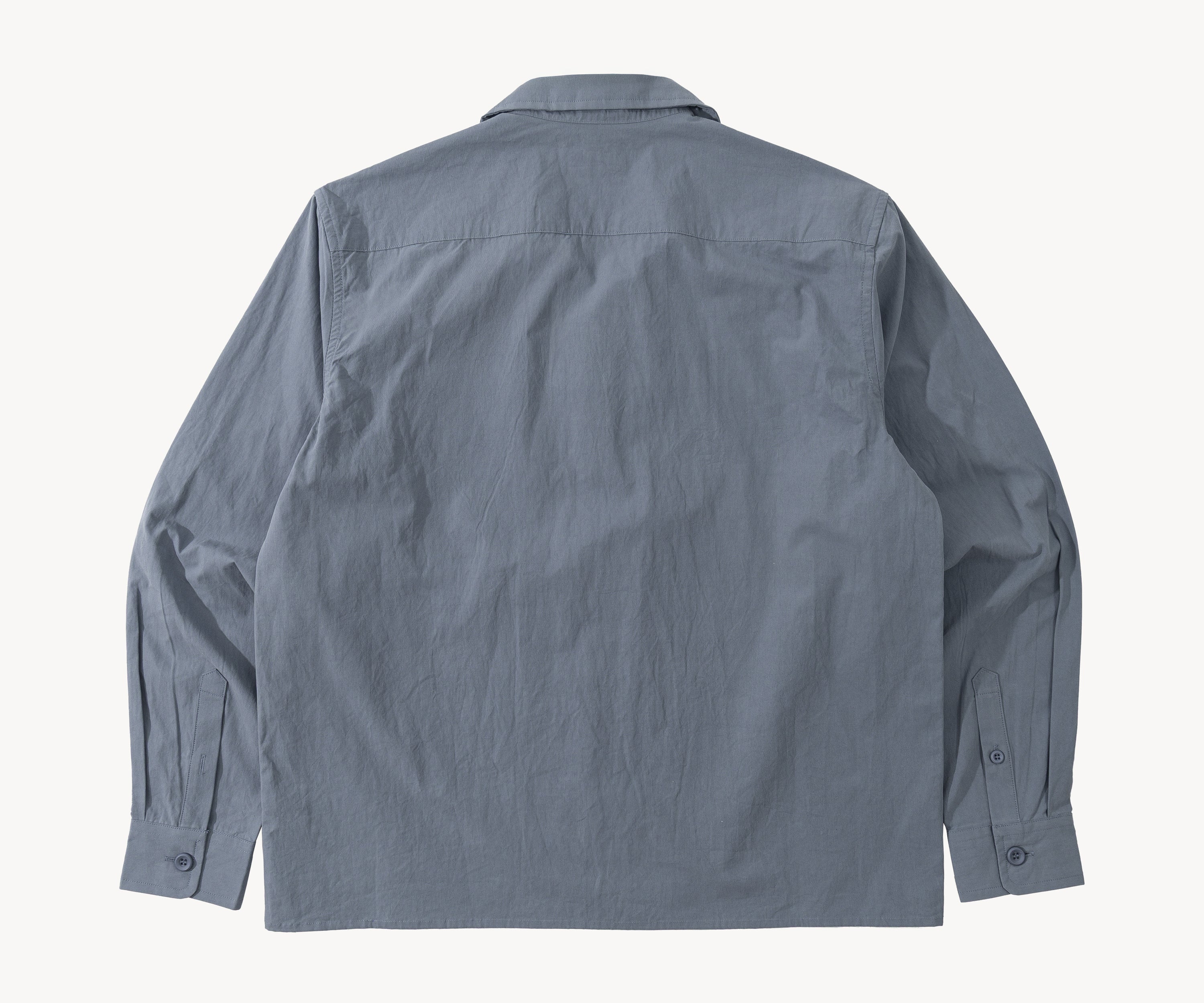 THE RETIREE POPLIN SHIRT Shirts X-SMALL / BLUE - BRUT Clothing