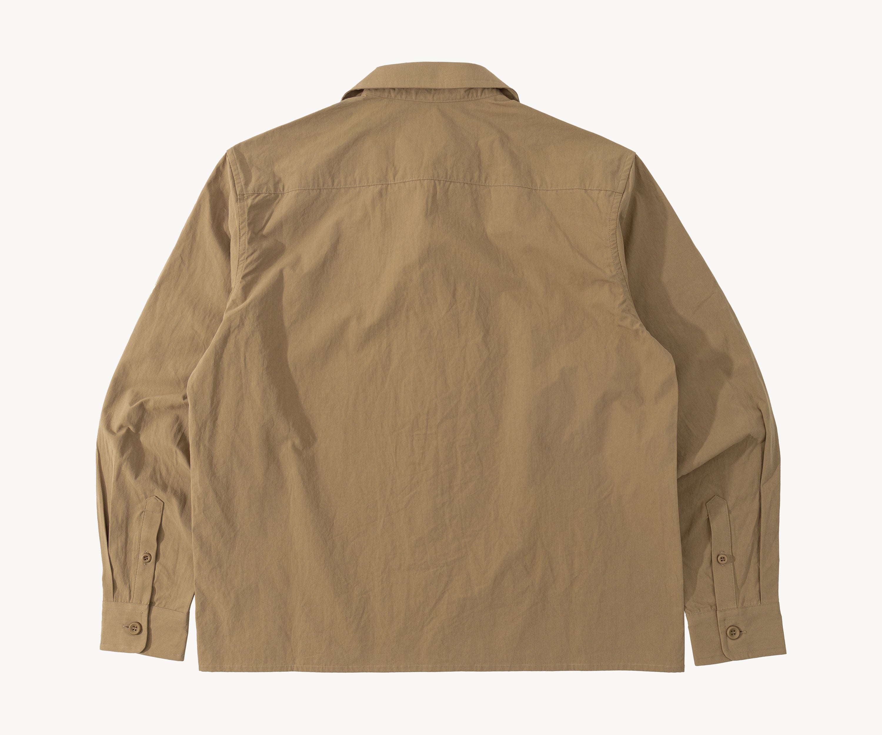 THE RETIREE POPLIN SHIRTChemises XS / KHAKI - BRUT Clothing