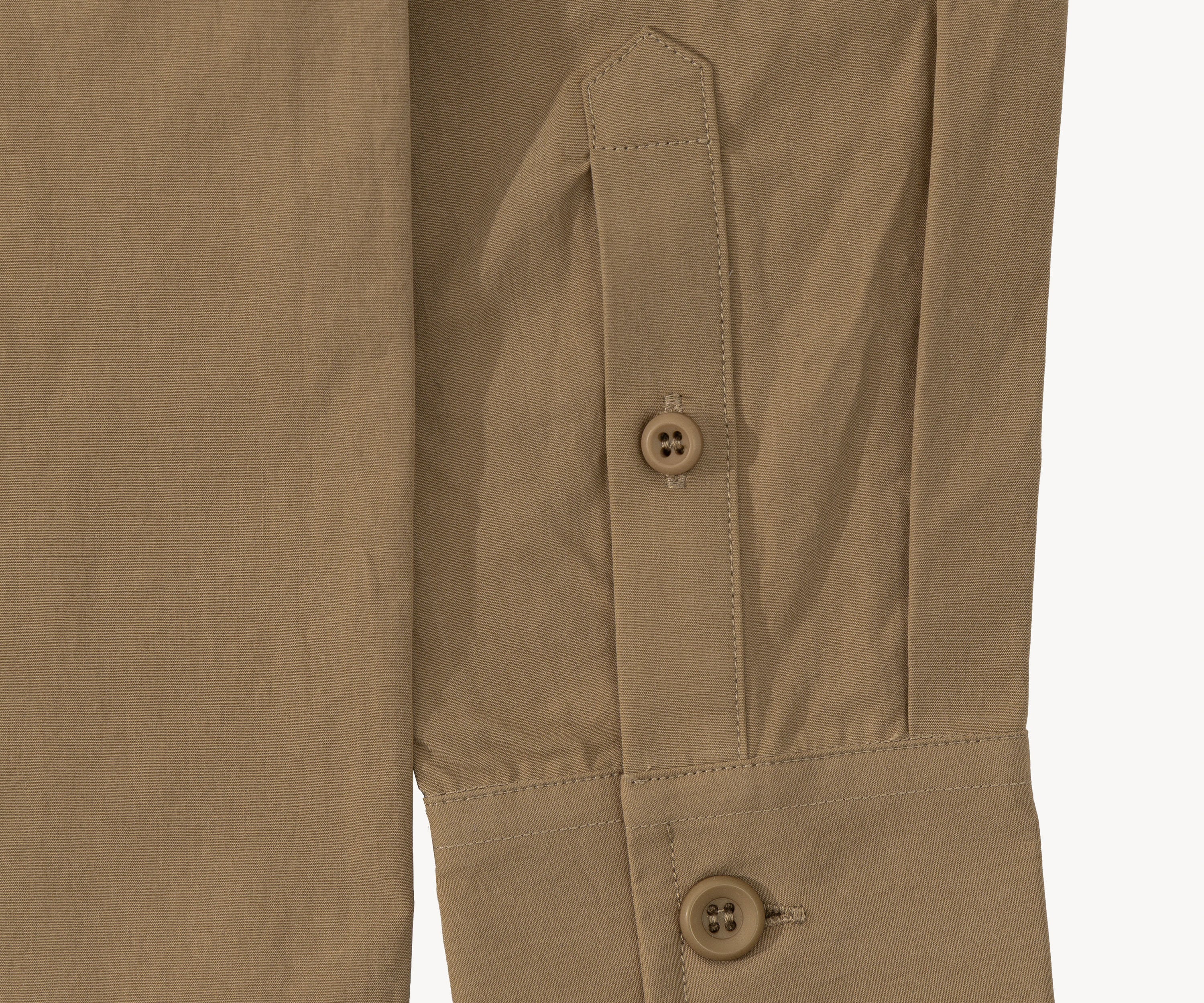 THE RETIREE POPLIN SHIRTChemises XS / KHAKI - BRUT Clothing
