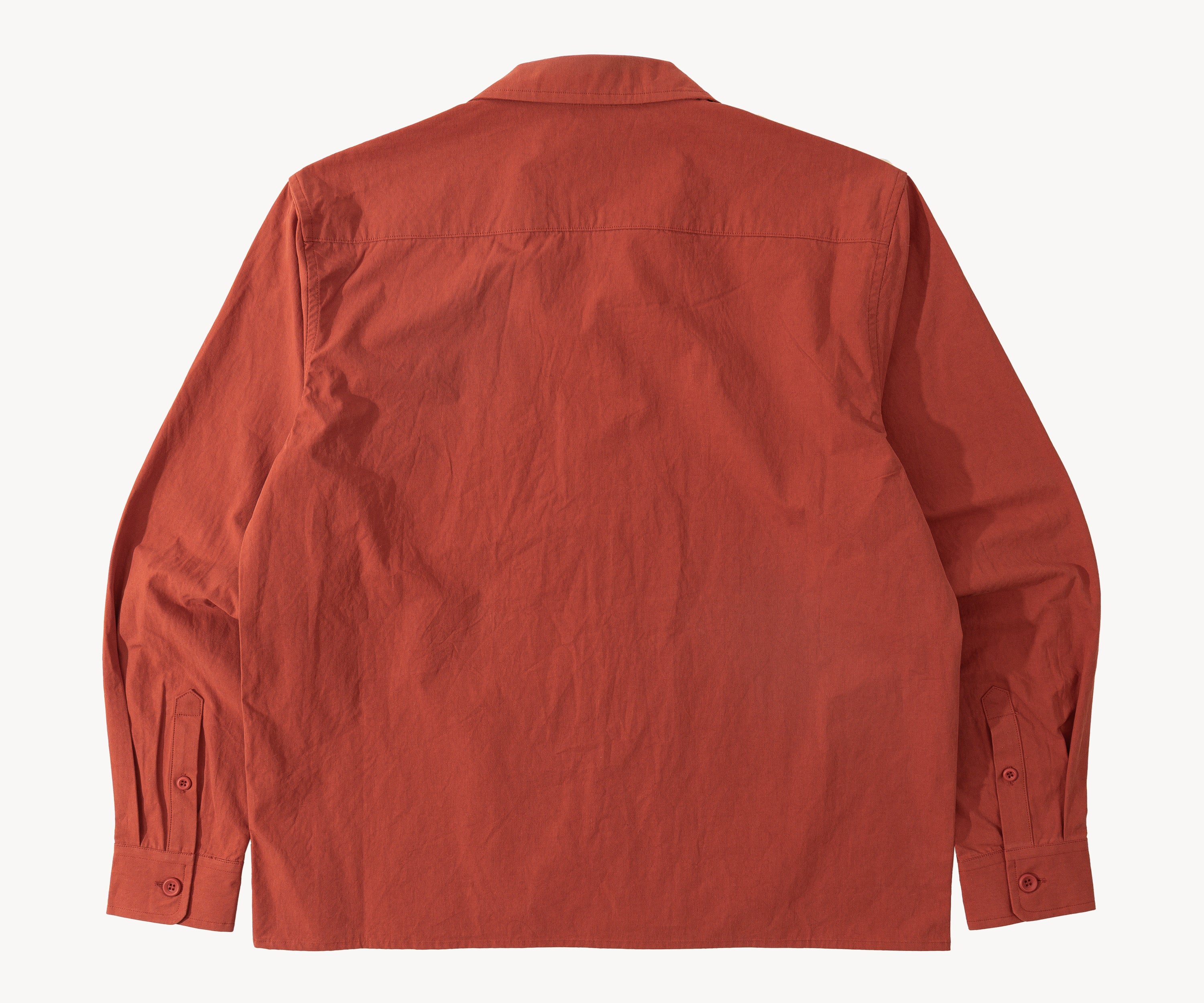 THE RETIREE POPLIN SHIRT Chemises XS / ROUGE - BRUT Clothing