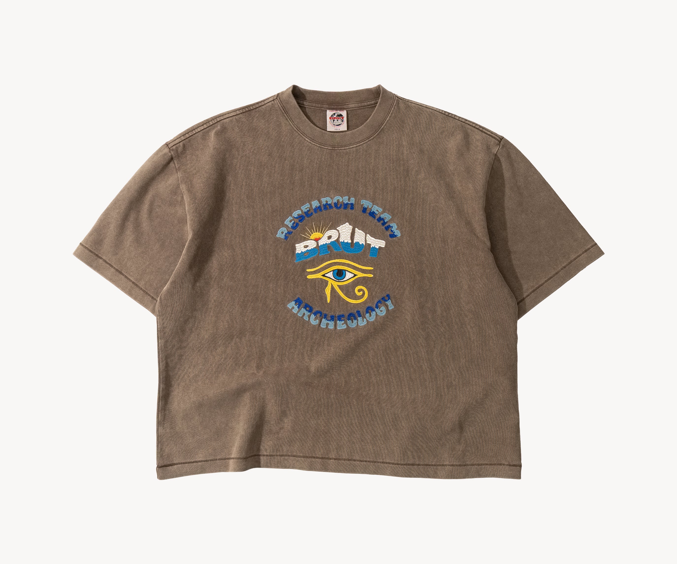 THE ARCHEOLOGY TEE T-Shirts X-SMALL / BROWN - BRUT Clothing