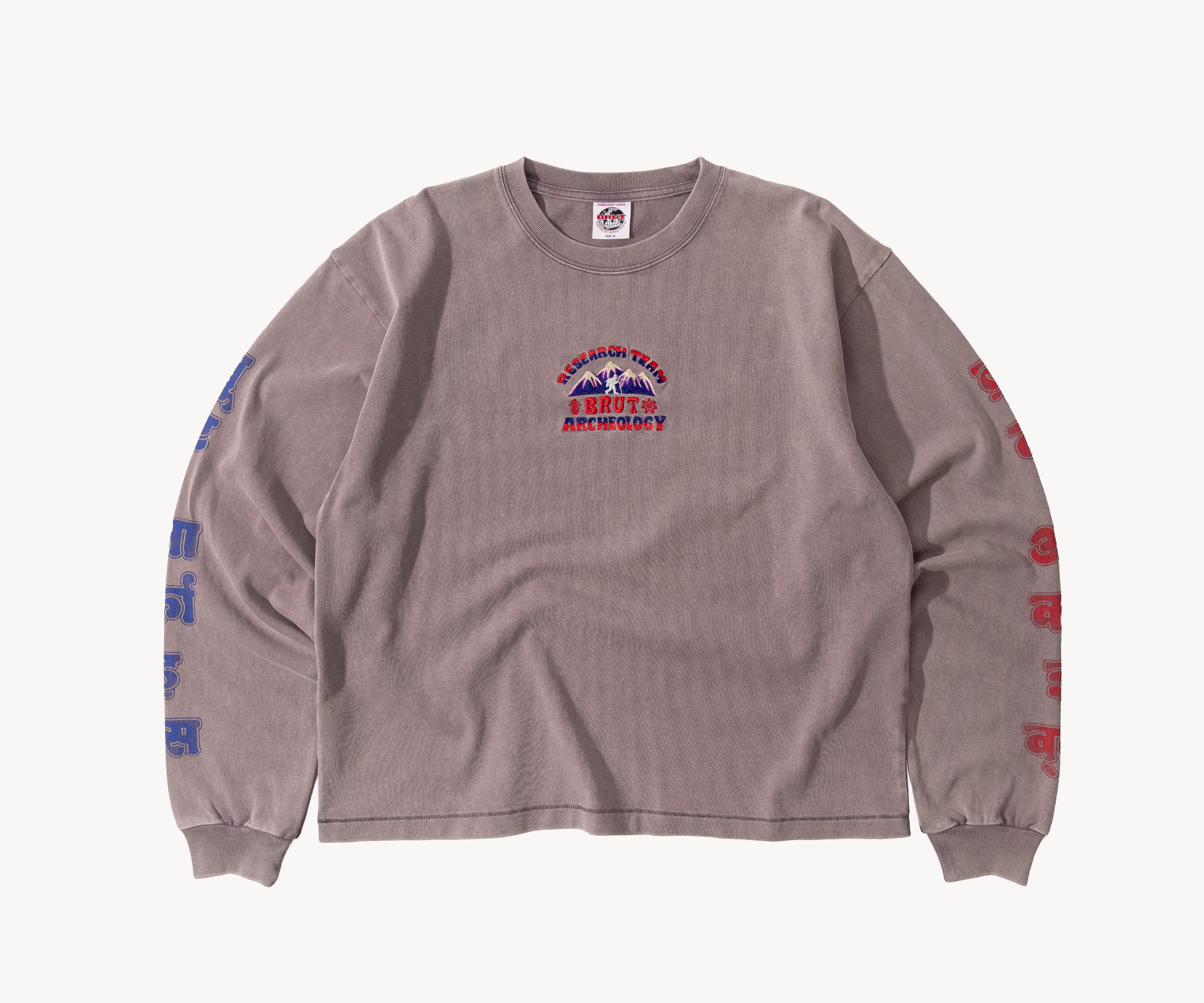 THE ARCHEO MOUNTAIN TEE T-Shirts X-SMALL / FADED PURPLE - BRUT Clothing