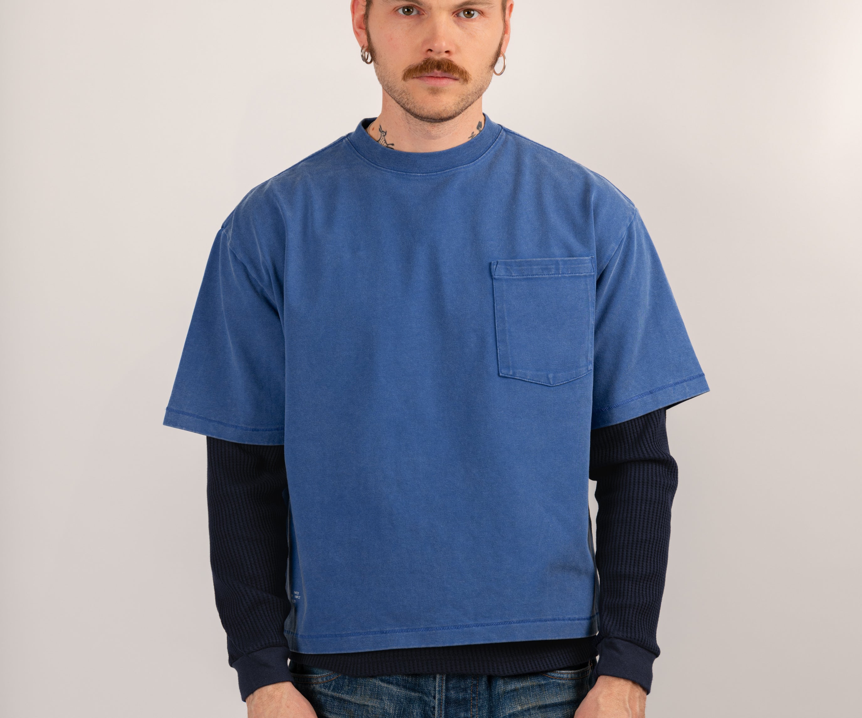 THE BEST THERMAL T-Shirts X-SMALL / NAVY - BRUT Clothing