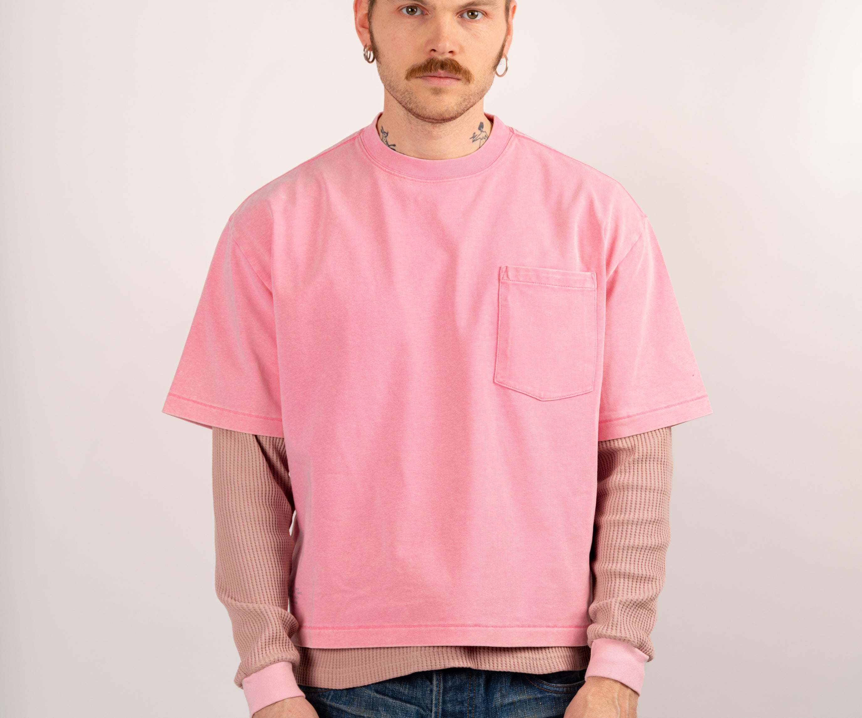 THE BEST THERMAL T-Shirts X-SMALL / PINK - BRUT Clothing