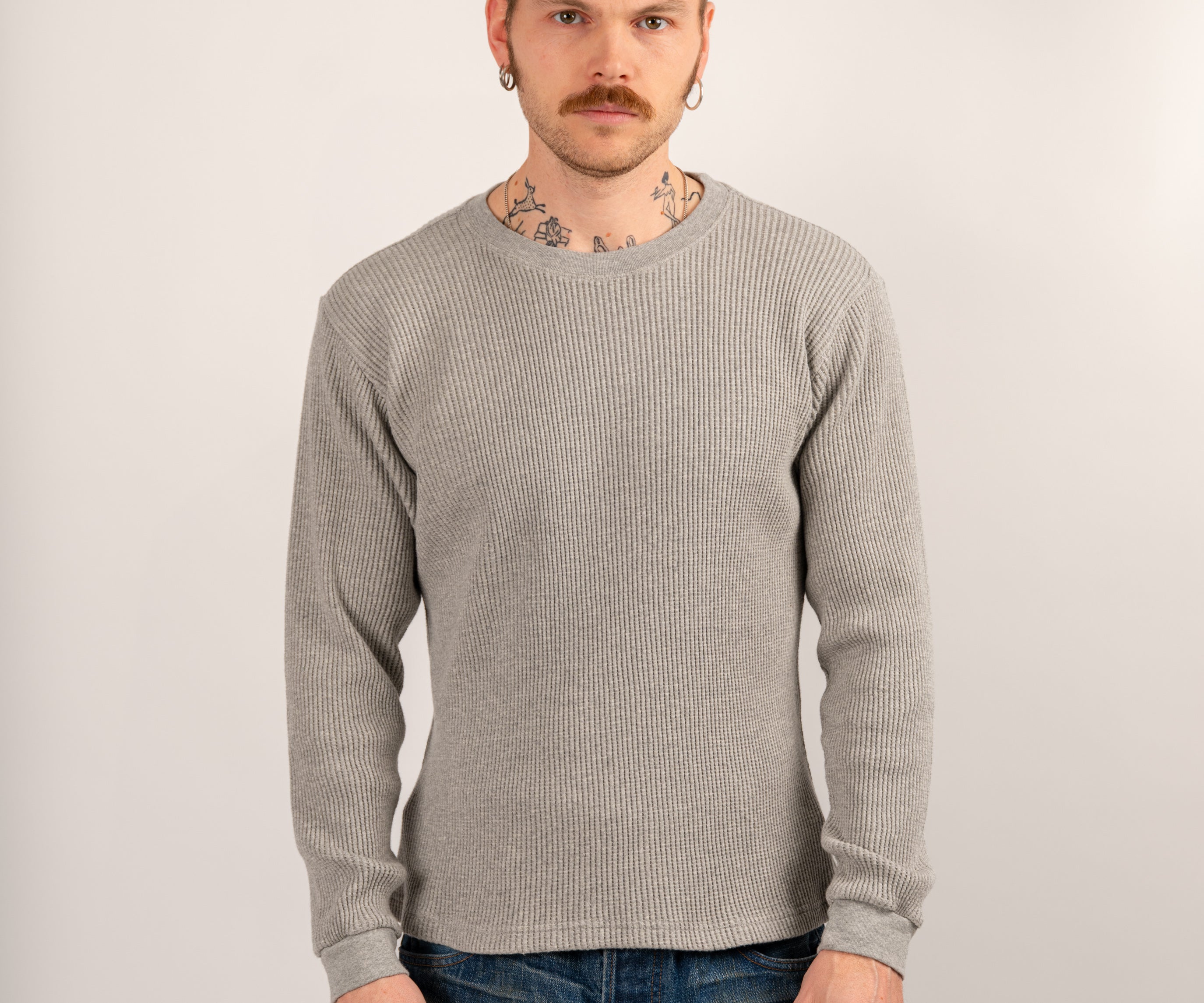 THE BEST THERMAL T-Shirts X-SMALL / GREY - BRUT Clothing