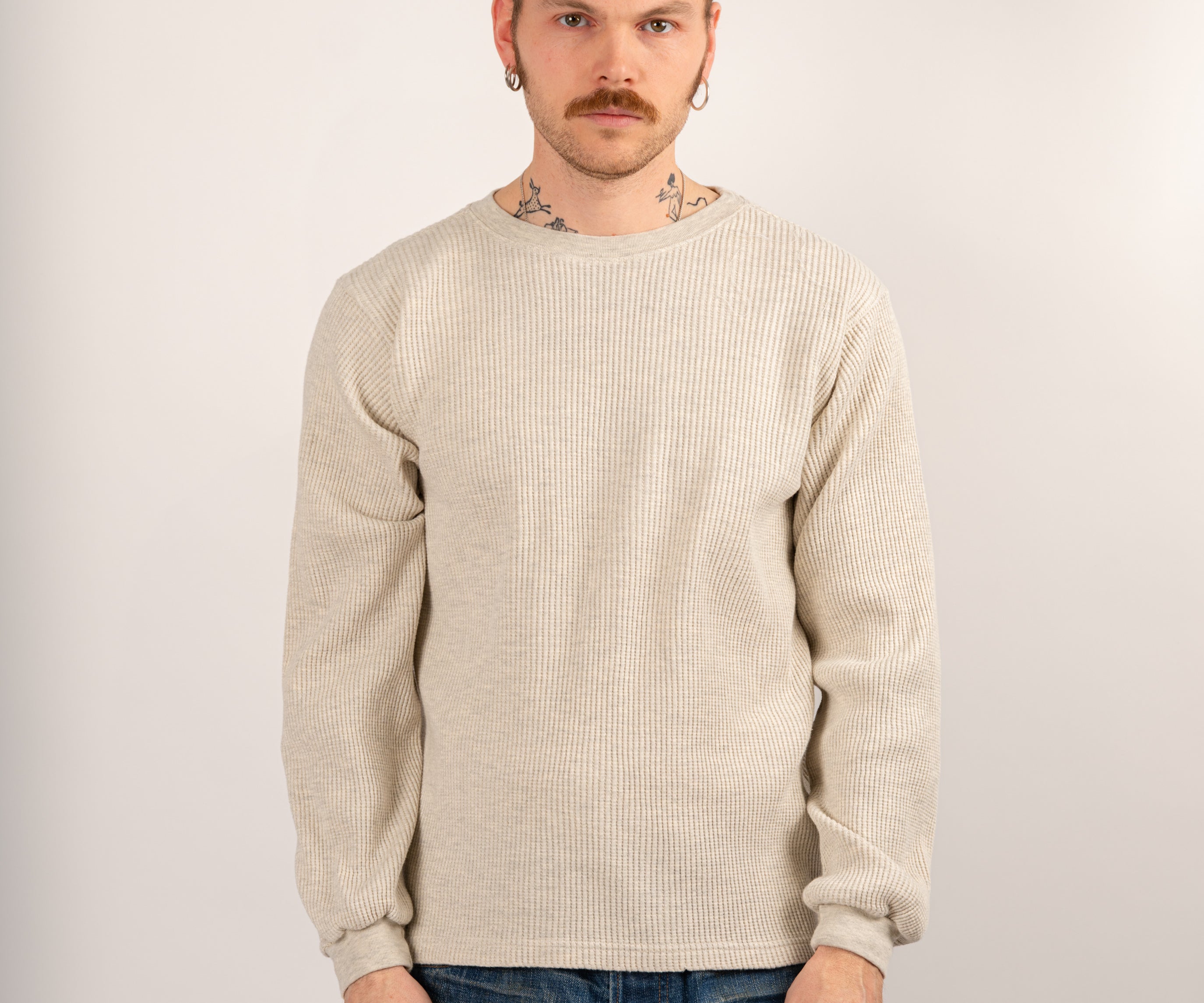 THE BEST THERMAL T-Shirts X-SMALL / OATMEAL - BRUT Clothing