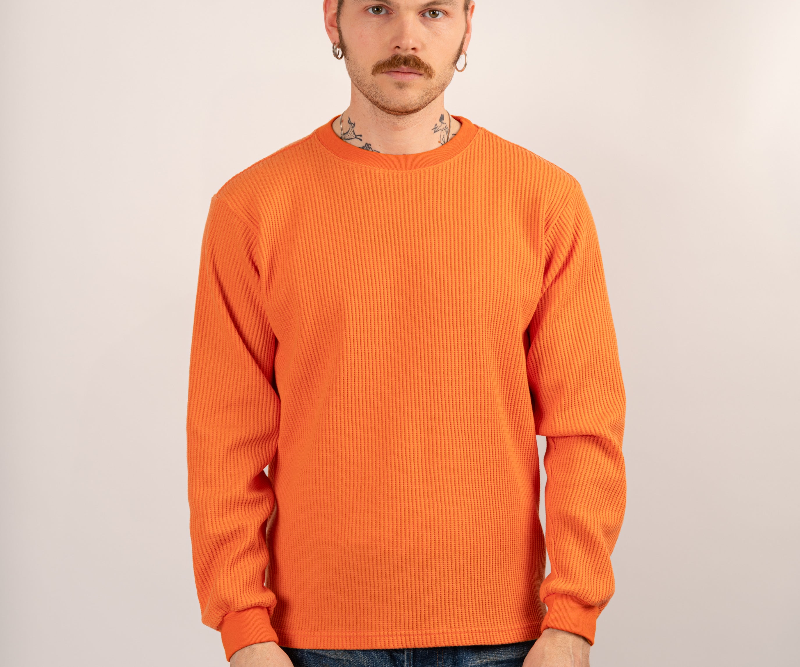 THE BEST THERMAL T-Shirts X-SMALL / BRIGHT ORANGE - BRUT Clothing