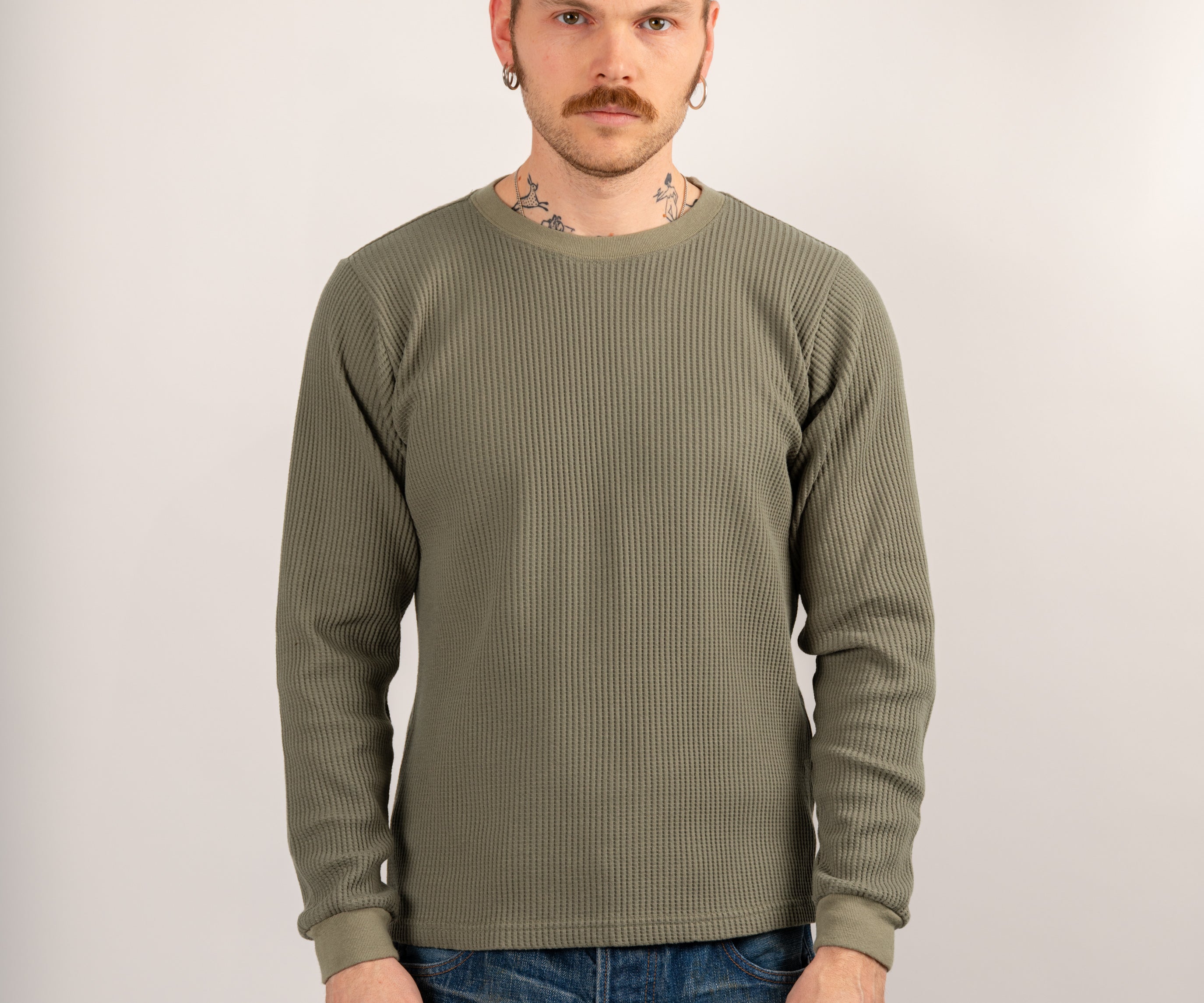 THE BEST THERMAL T-Shirts X-SMALL / OLIVE GREEN - BRUT Clothing