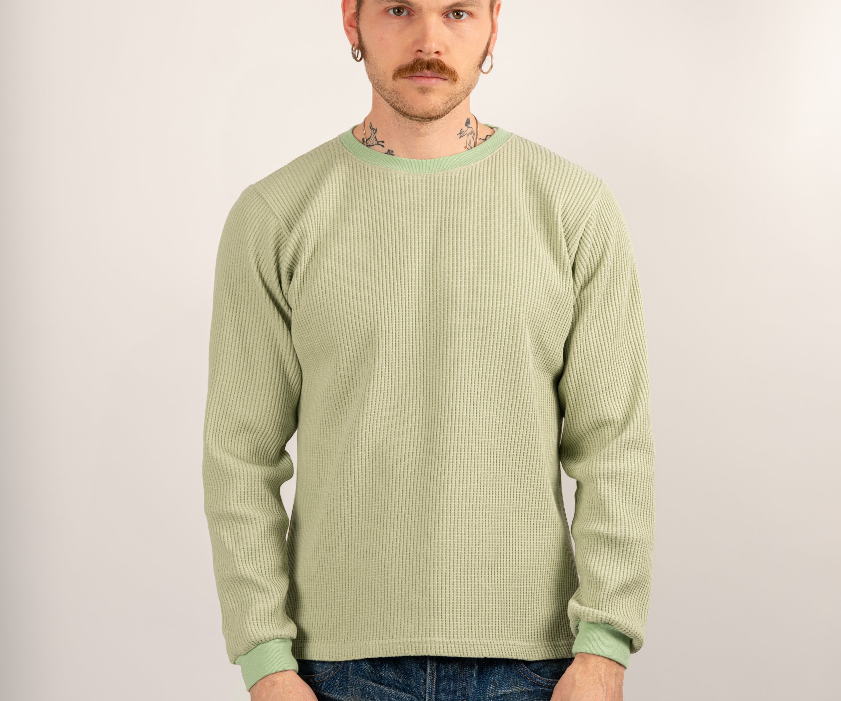 THE BEST THERMAL T-Shirts X-SMALL / LIGHT GREEN - BRUT Clothing