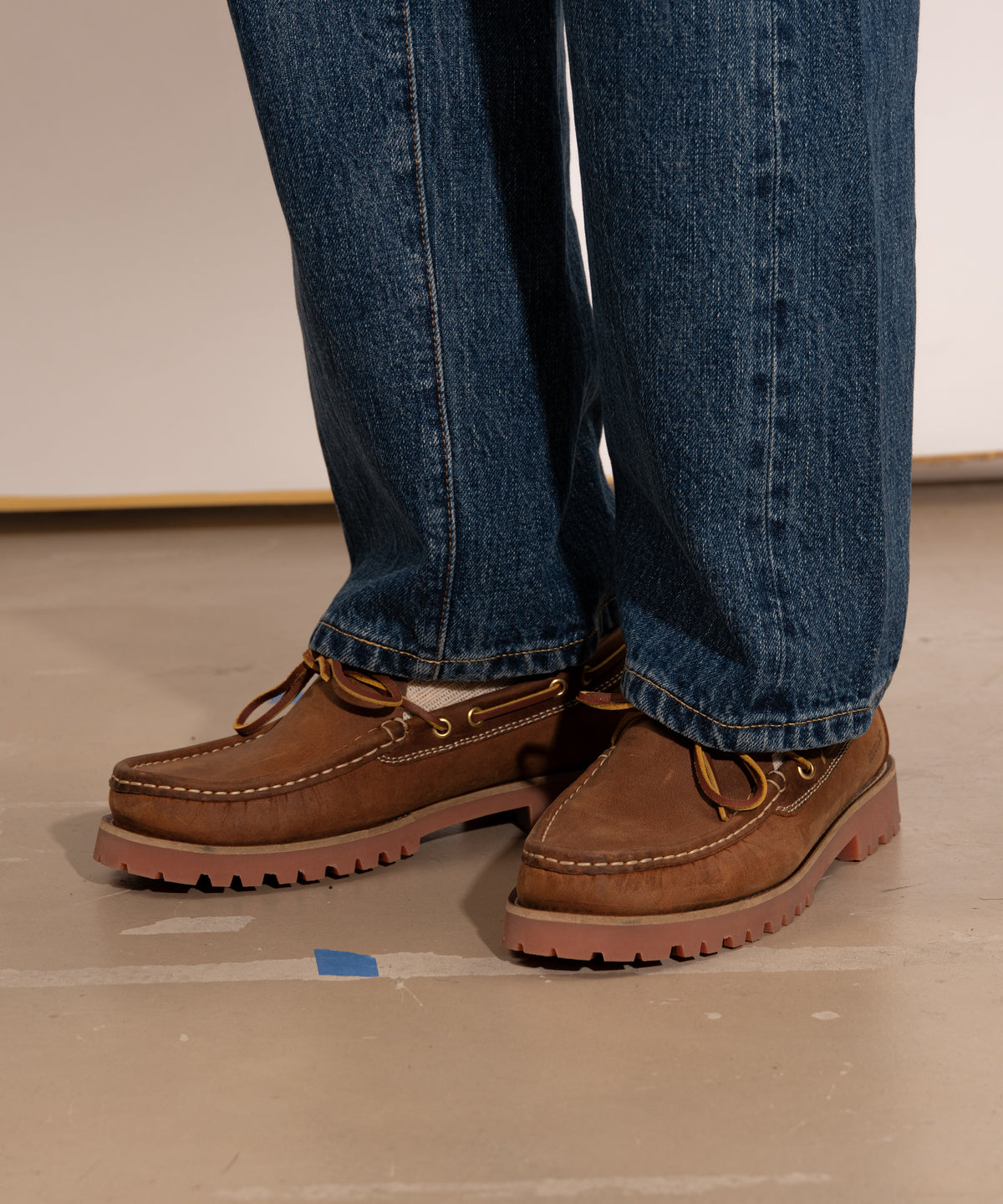 THE BOAT SHOES Socks and Shoes 39EU / 6.5US / BROWN - BRUT Clothing