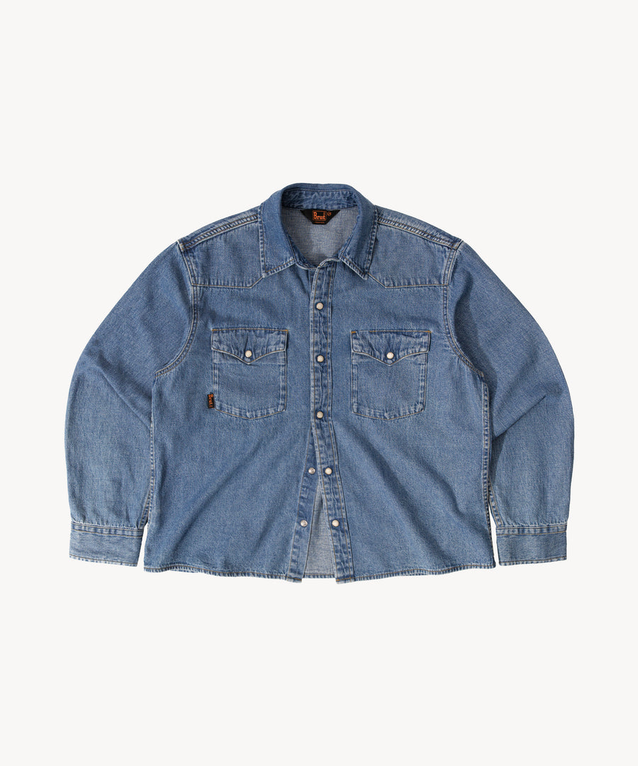 THE CROPPED DENIM SHIRT