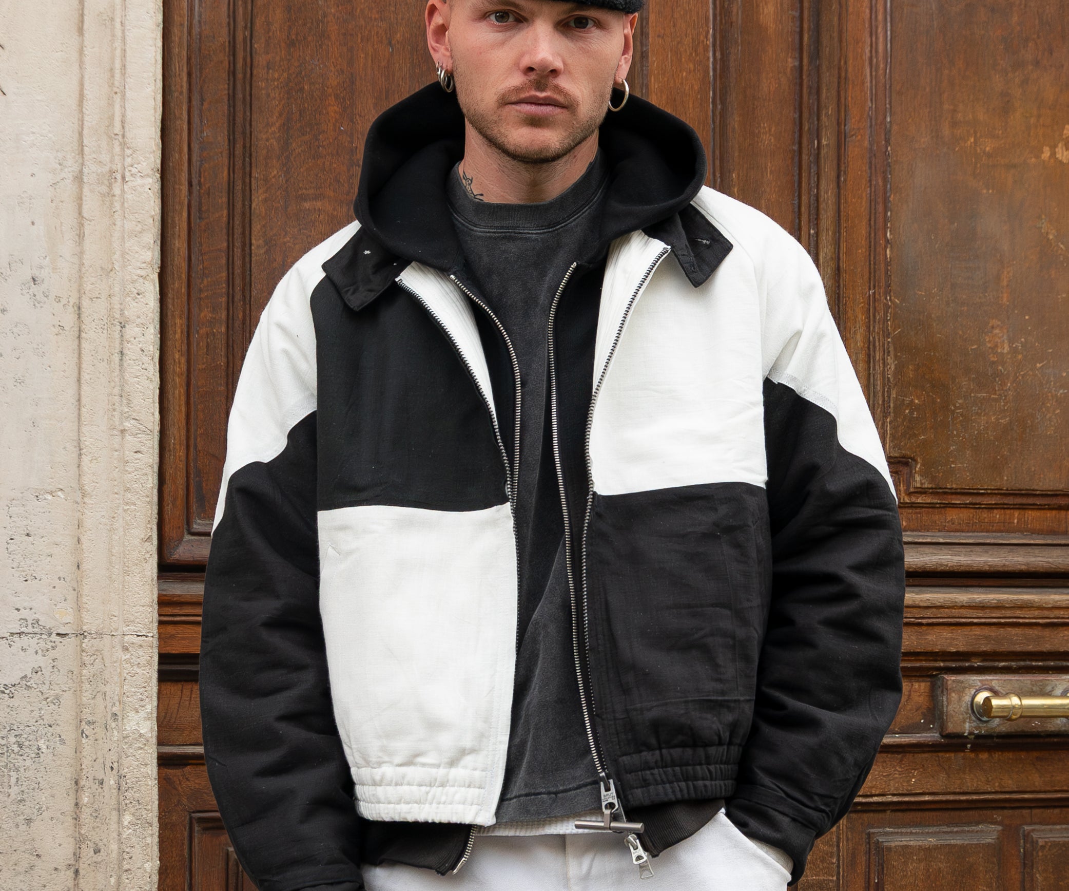 REWORK® FLAG JACKET - BLACK / WHITE | BRUT PARIS 03 | Worldwide ...