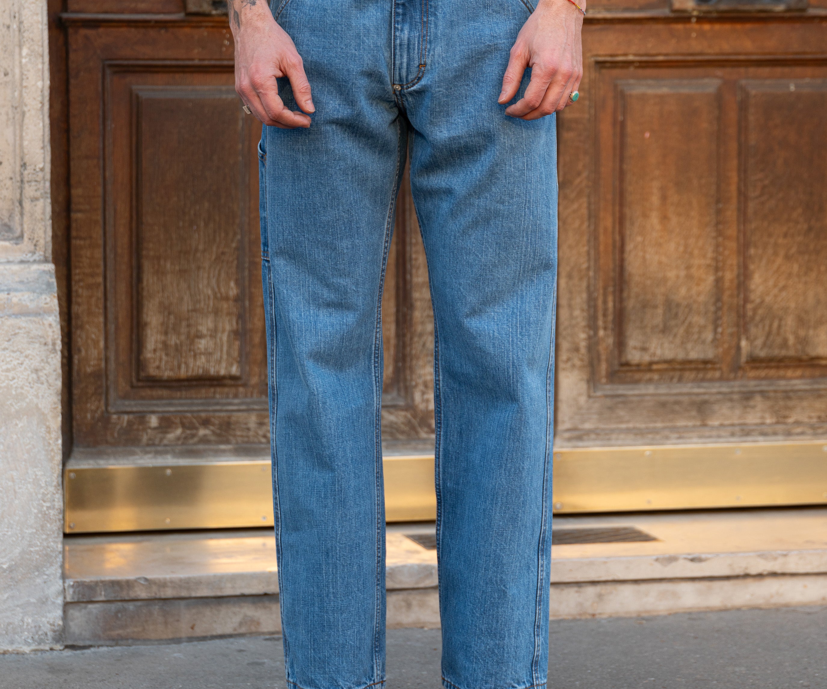THE CARPENTER PANTS Pants US26 / FR36 / BLUE STONE WASH - BRUT Clothing
