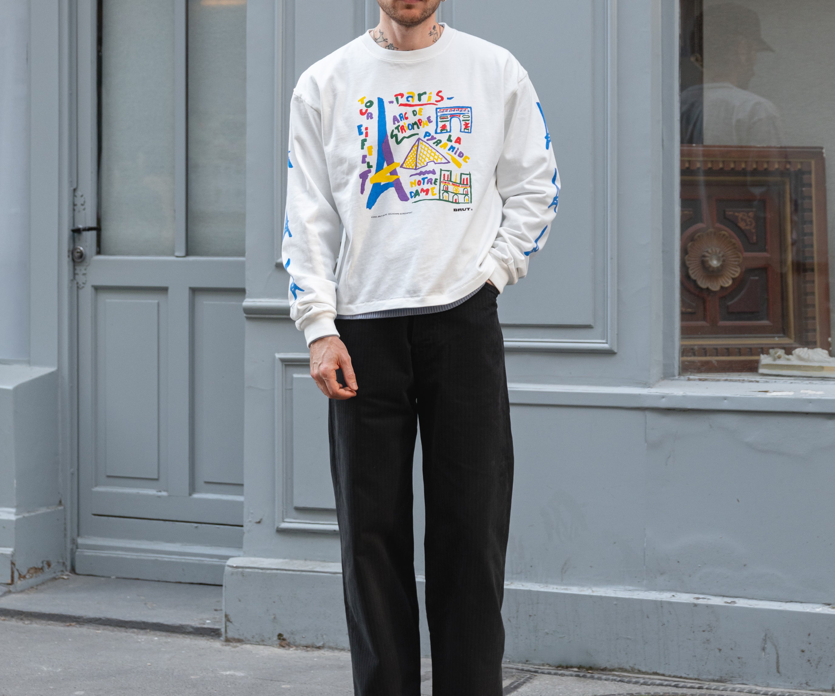 THE PARIS SOUVENIRS TEE T-Shirts X-SMALL - BRUT Clothing