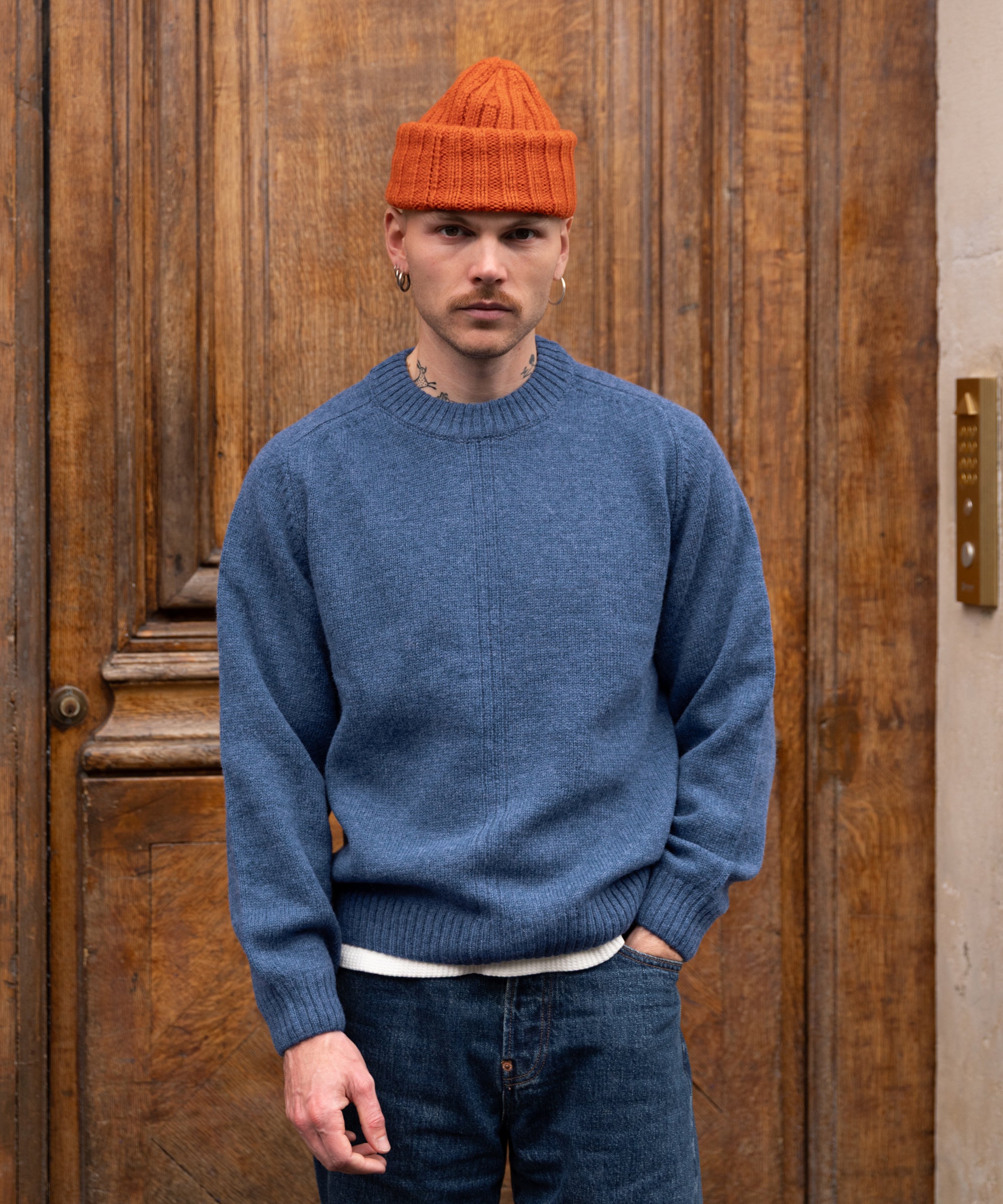 THE SHETLAND SWEATER - BLUE JAY | BRUT PARIS 03 | Worldwide