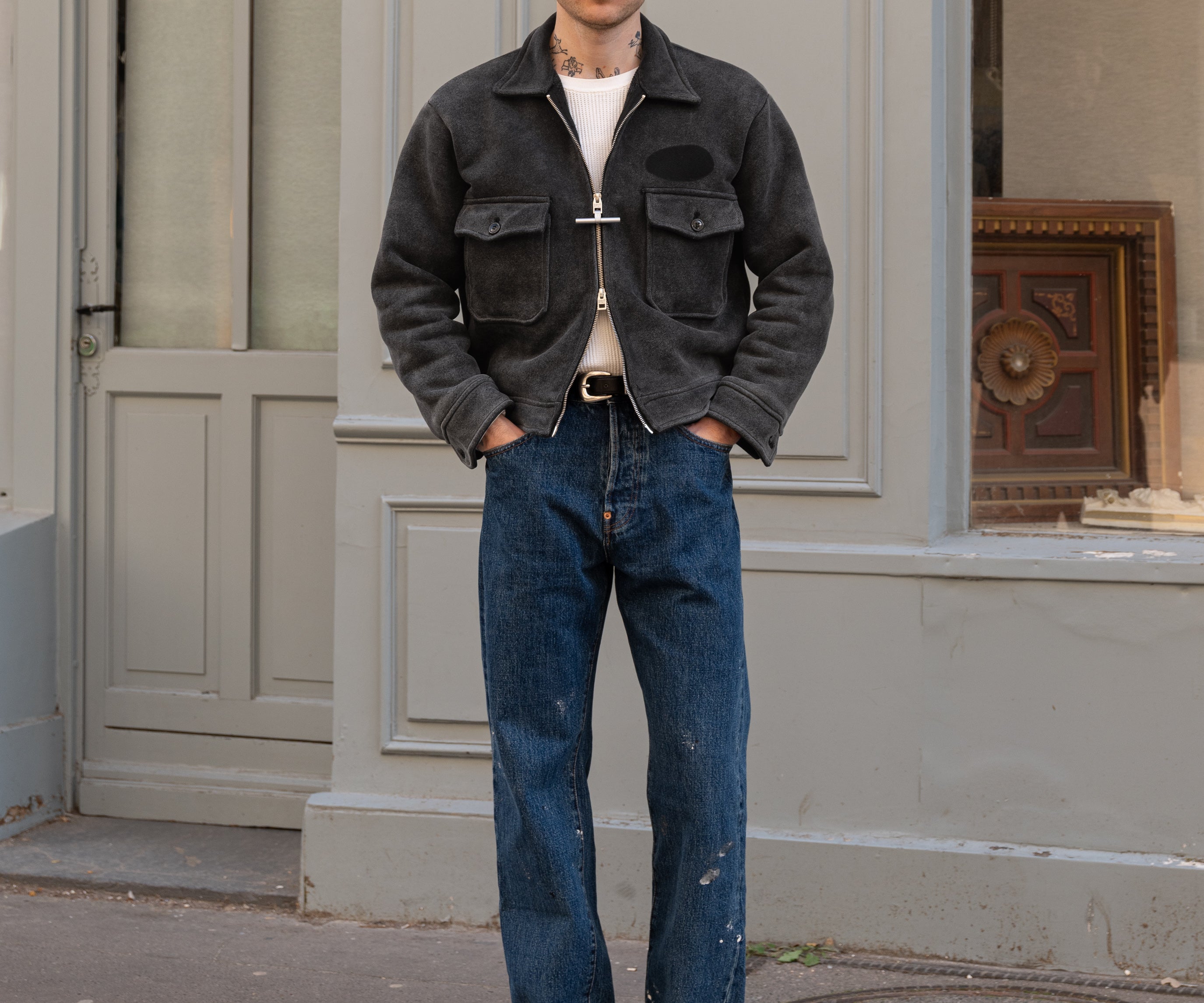 THE STATION JACKET Coats & Jackets X-SMALL / BLACK - BRUT Clothing