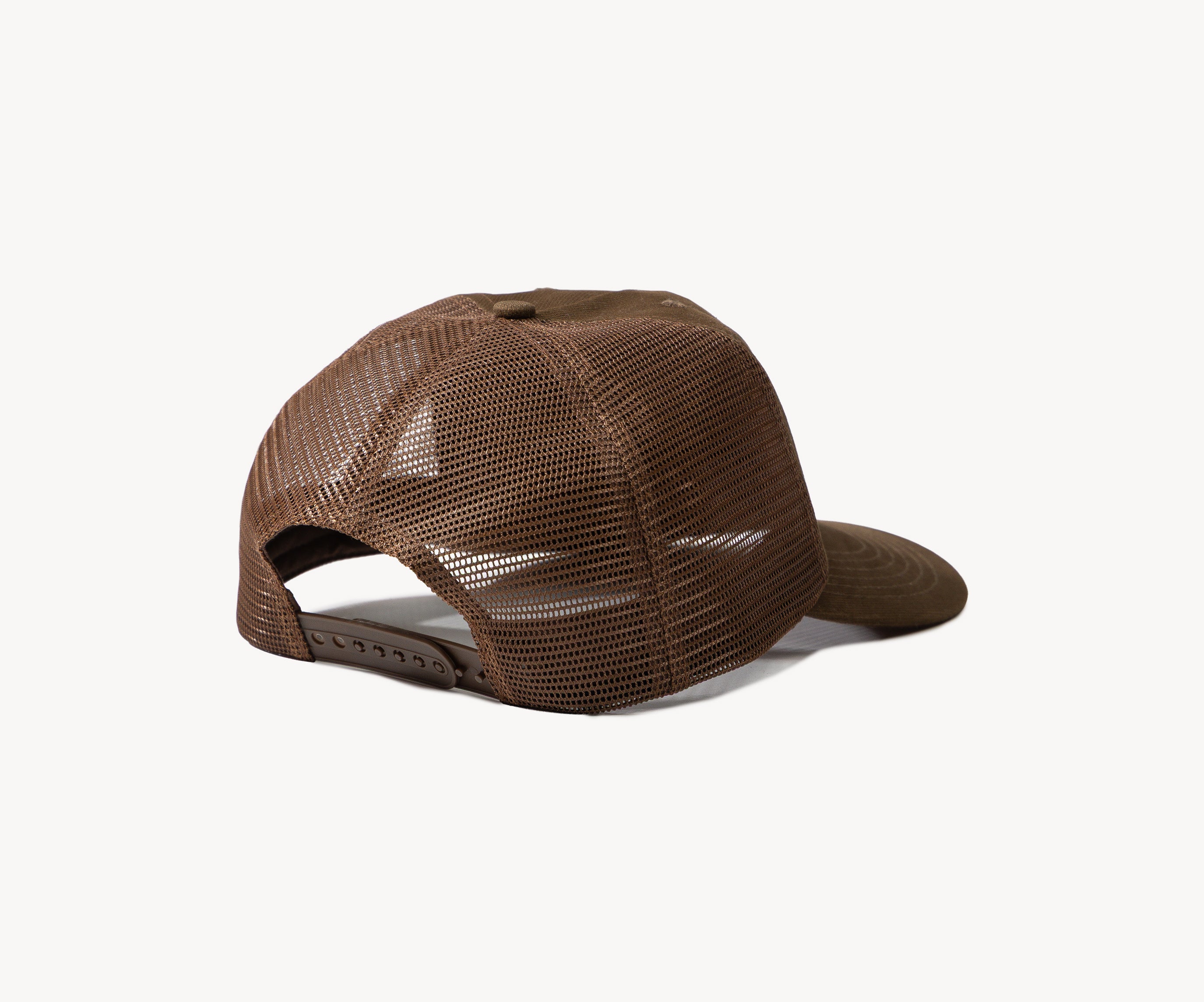 THE NEW YORK TRUCKER CAP Hats and Caps ONE SIZE / WASHED BROWN - BRUT Clothing