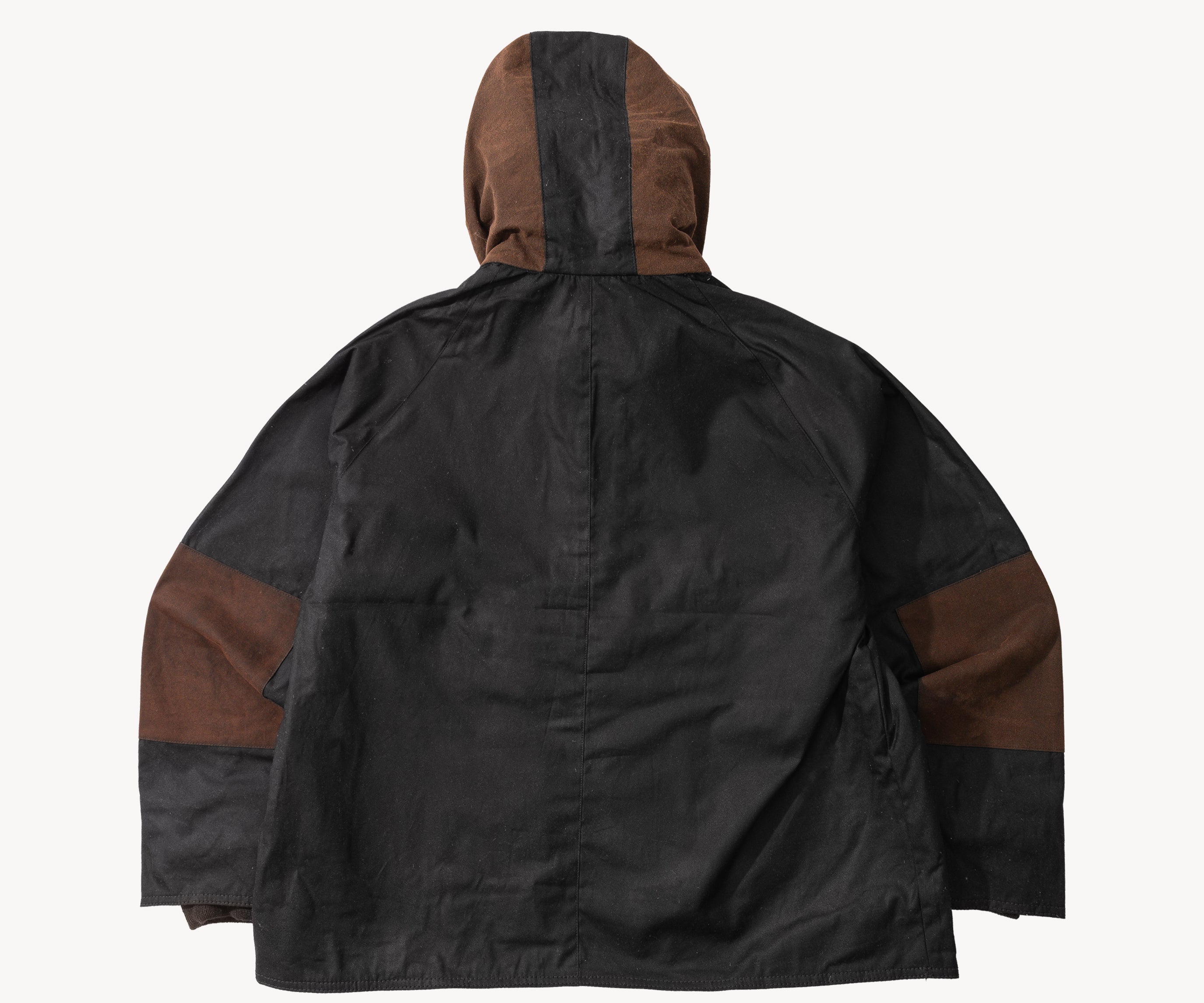 REWORK® POP-OVER WAX JACKET - N° 013 Coats & Jackets MEDIUM / BROWN - BRUT Clothing