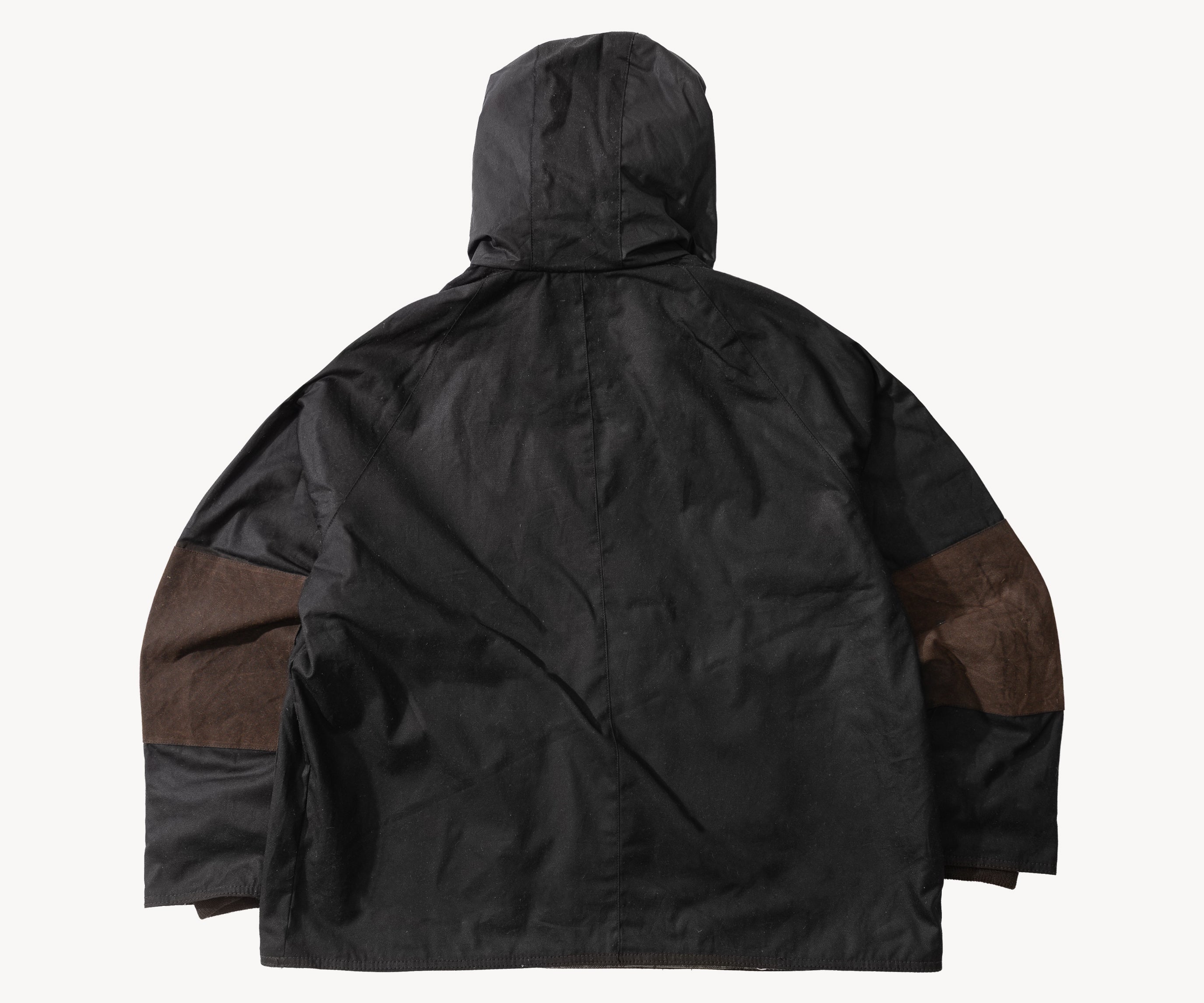 REWORK® POP-OVER WAX JACKET - N° 011 Coats & Jackets MEDIUM / BROWN - BRUT Clothing