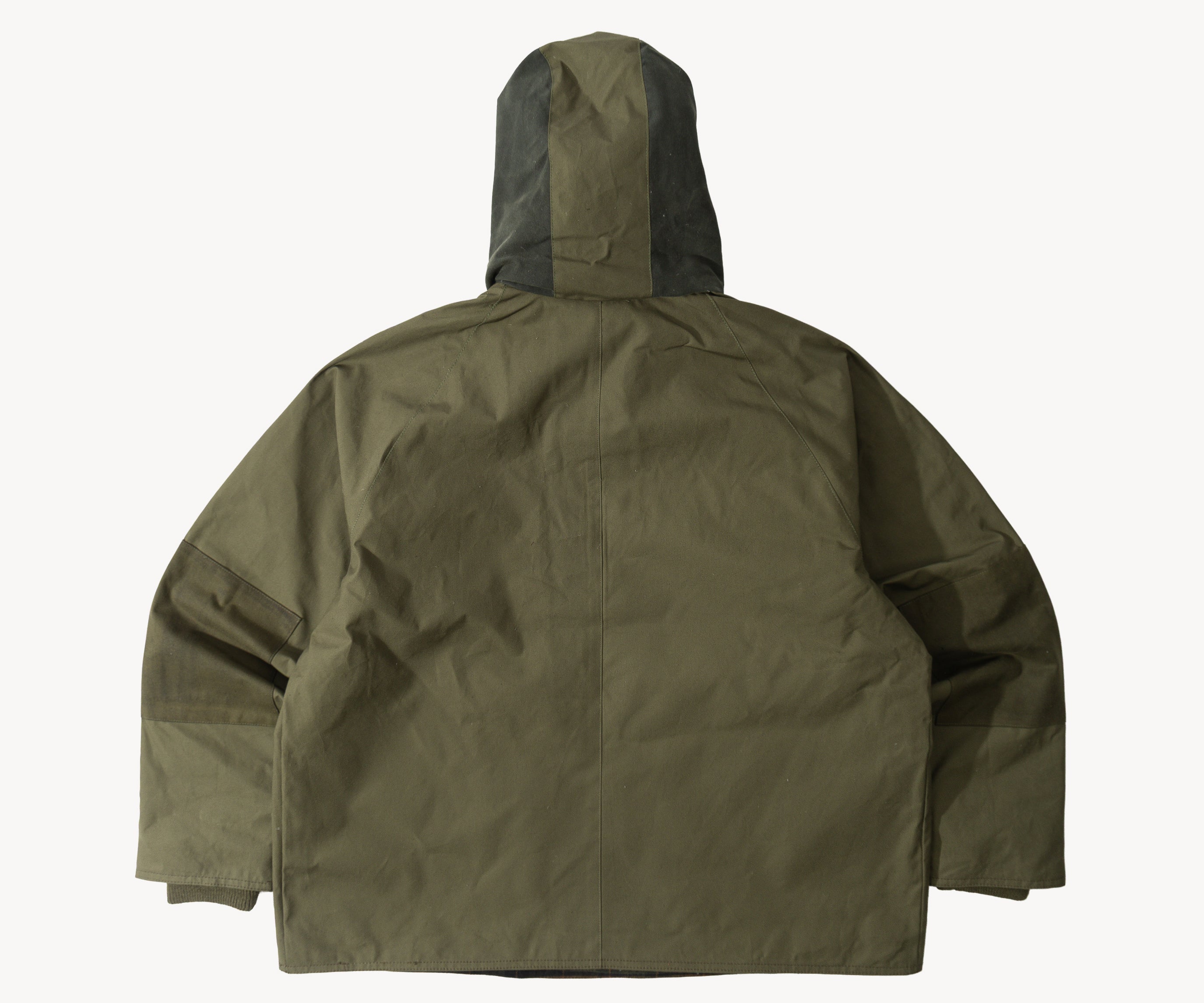 REWORK® POP-OVER WAX JACKET - N° 022 Coats & Jackets LARGE / GREEN - BRUT Clothing