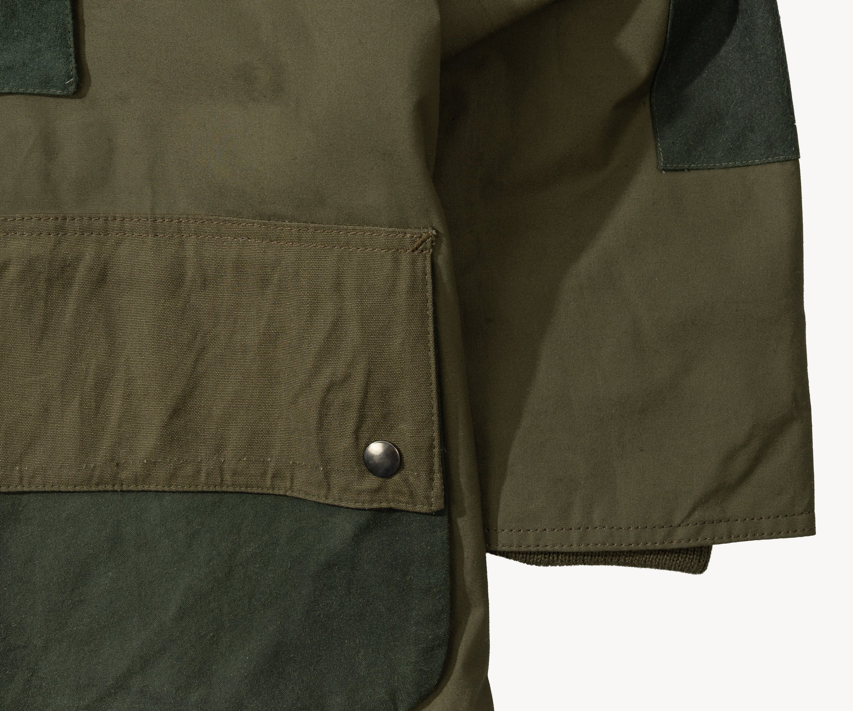 REWORK® POP-OVER WAX JACKET - N° 001 Coats & Jackets SMALL / GREEN - BRUT Clothing