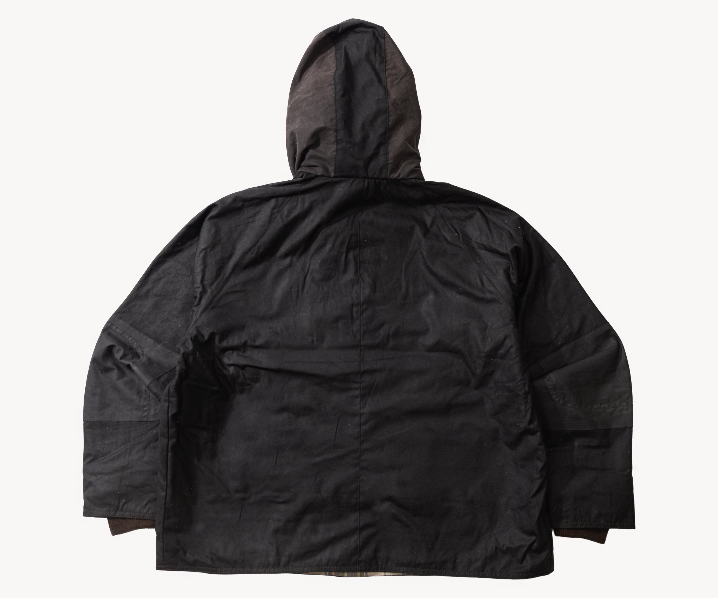 REWORK® POP-OVER WAX JACKET - N° 023 Coats & Jackets LARGE / BROWN - BRUT Clothing