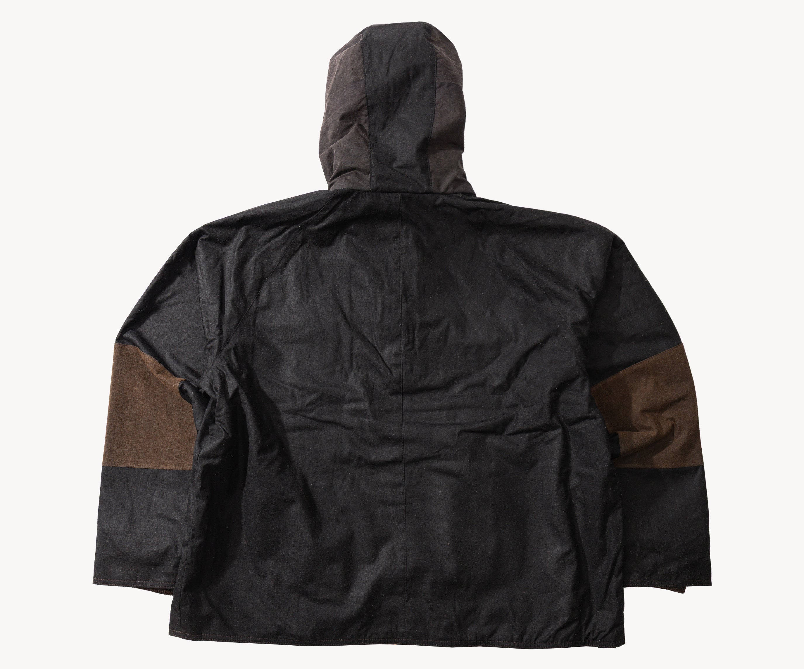 REWORK® POP-OVER WAX JACKET - N° 033 Coats & Jackets X-LARGE / BROWN - BRUT Clothing